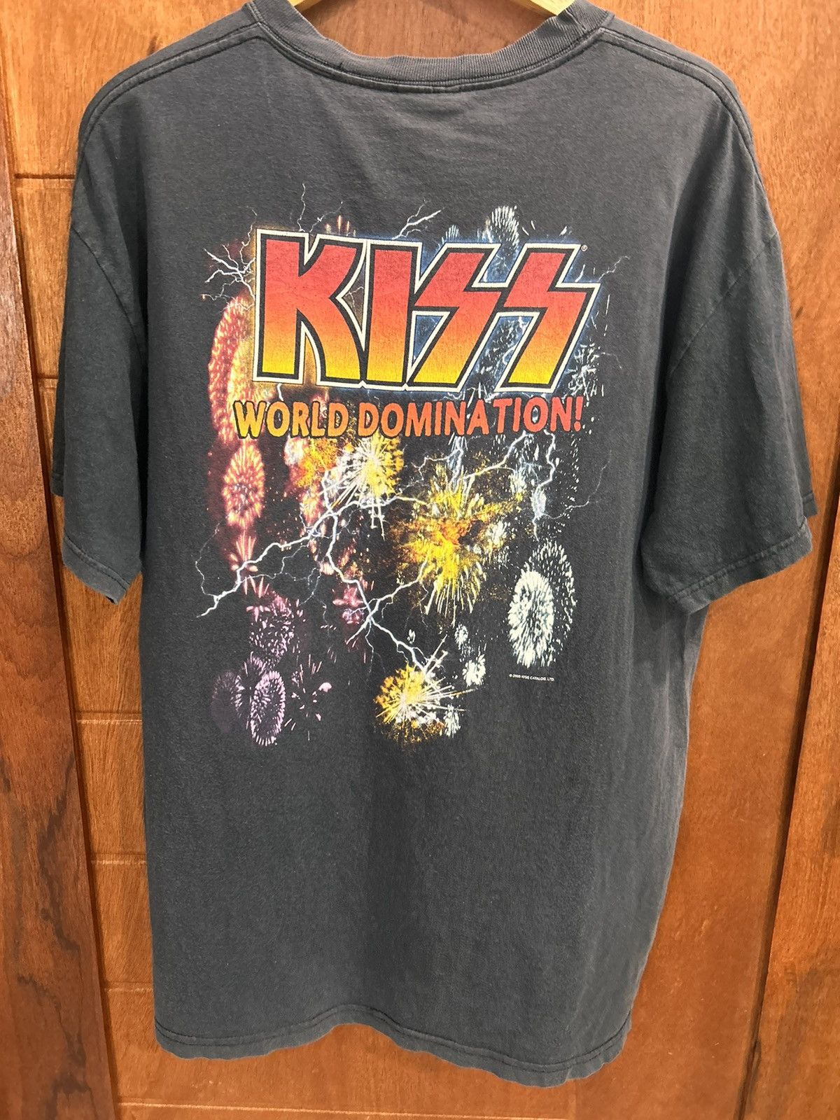 KISS Vintage Kiss World Domination 2003 Size US L / EU 52-54 / 3 - 3 Thumbnail