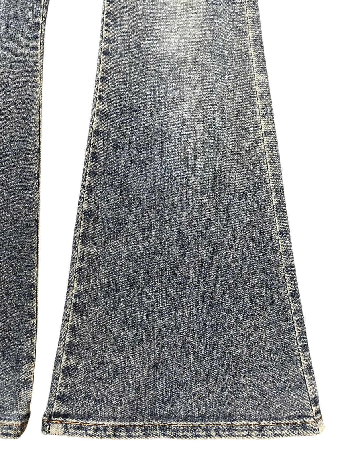 Hysteric Glamour Vintage Japanese Brand Blue Faded Wash Style Flared Wide Leg Size US 31 - 8 Thumbnail