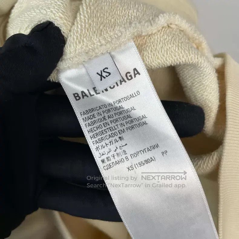 Balenciaga Balenciaga Sweatshirt Xs Size Beige Size US XS / EU 42 / 0 - 6 Thumbnail