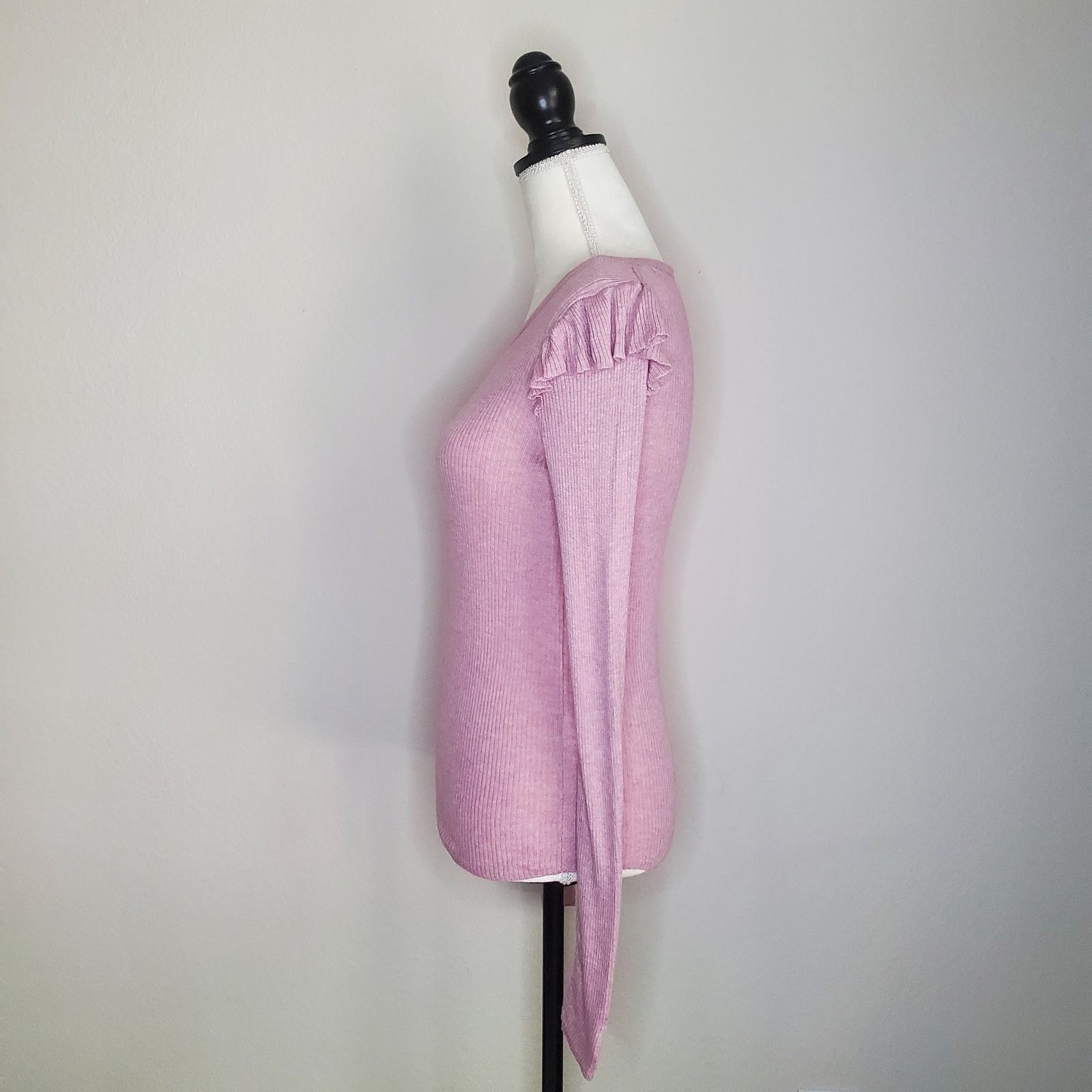 Madewell Madewell Pink Ribbed Top Small Size S / US 4 / IT 40 - 4 Thumbnail