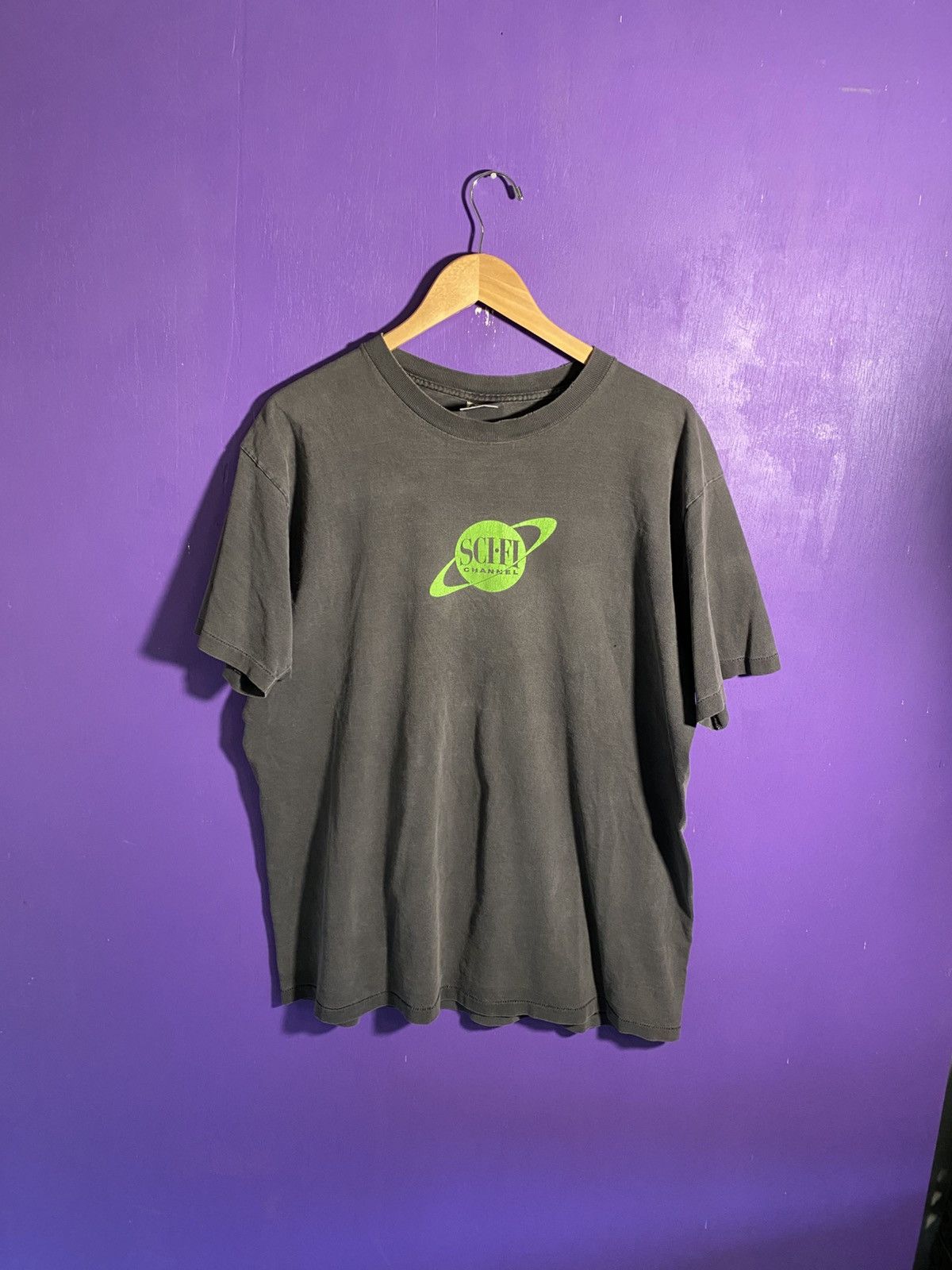 Other Vintage 90s Sci-fi channel faded t-shirt Size US XL / EU 56 / 4 - 1 Thumbnail