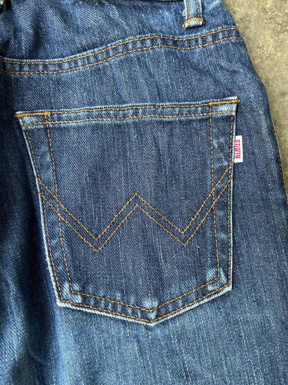 Edwin EDWIN High Waisted Straight Leg Jeans Vintage Blue Denim Size 26" / US 2 / IT 38 - 9 Thumbnail
