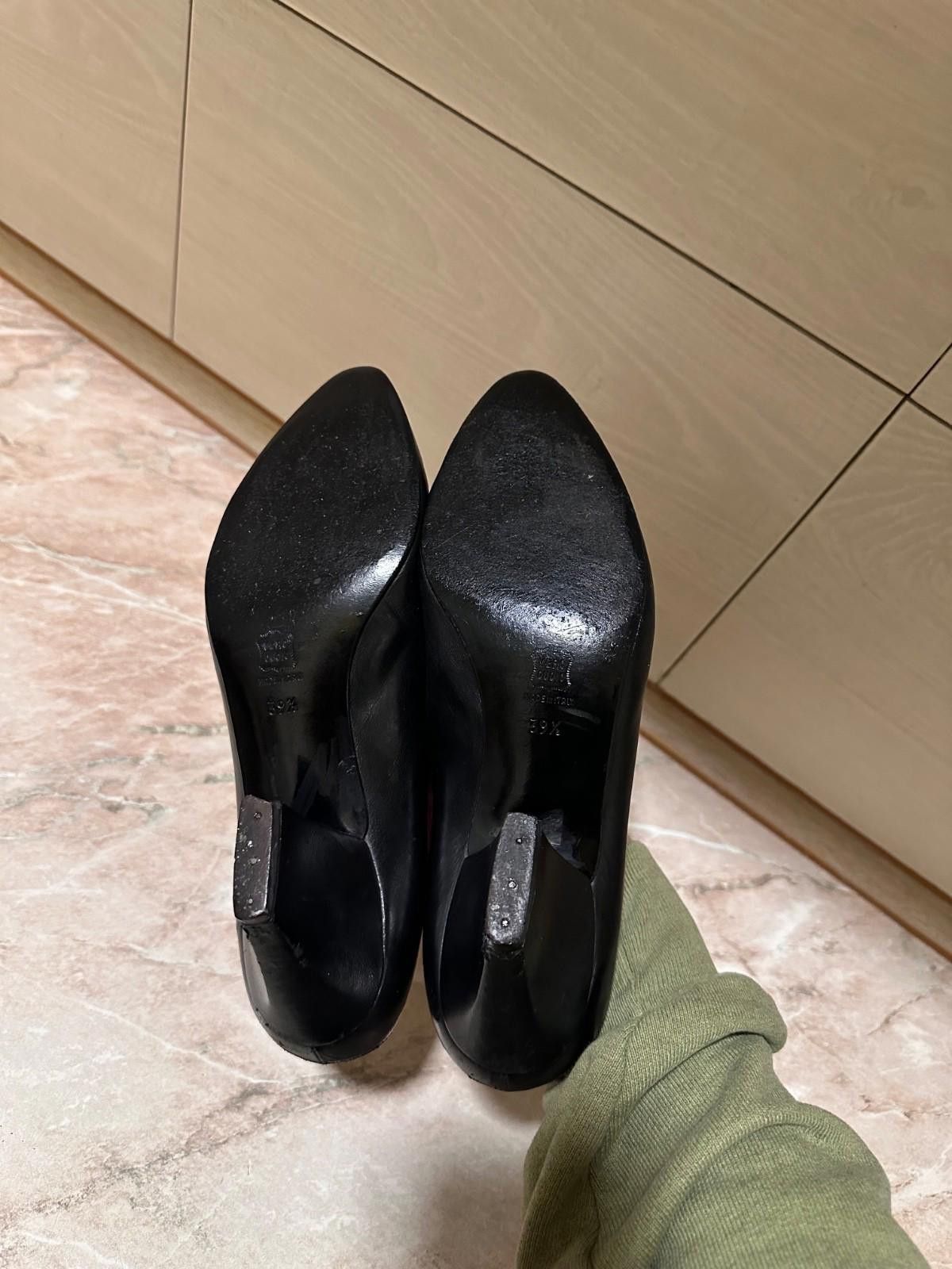 Thierry Mugler Thierry Mugler Vintage 80s Womens Leather Heels Shoes 39.5 Size US 9.5 / IT 39.5 - 9 Thumbnail