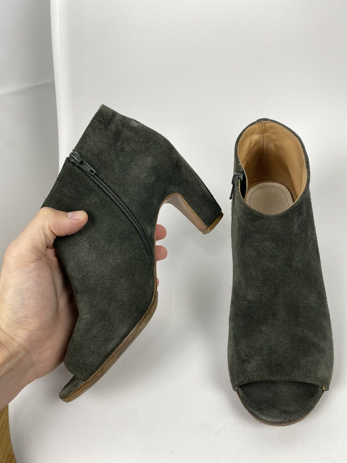 Maison Margiela Maison Martin Margiela Suede Ankle Boots Open Toe size 38 Size US 8 / IT 38 - 6 Thumbnail
