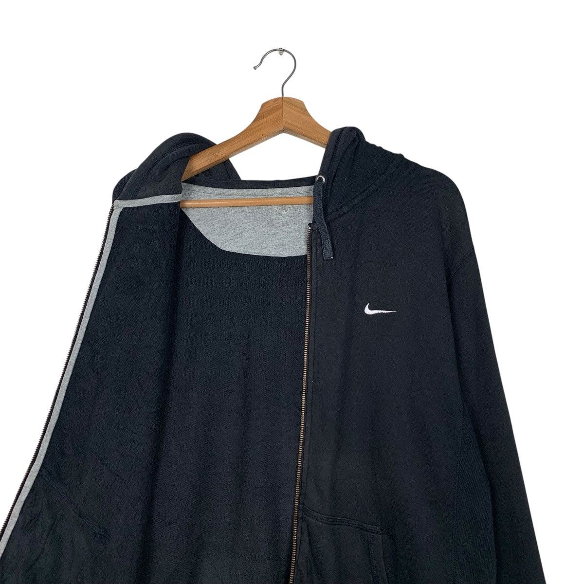 Nike NIKE Small Swoosh Logo Zipper Hoodies Sweatshirt #1857-C81 Size US XXL / EU 58 / 5 - 11 Thumbnail