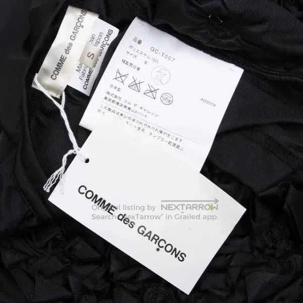 Comme des Garcons Comme Des Garcons Black vintage floral design sense top Size S / US 4 / IT 40 - 7 Thumbnail