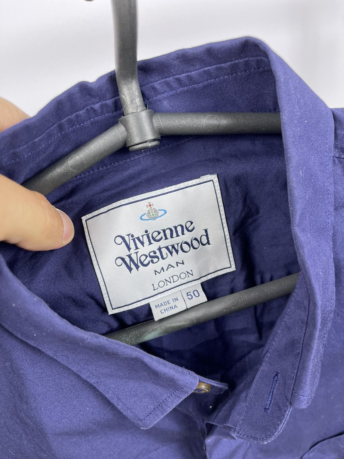 Vivienne Westwood Vivienne Westwood Shirt Short Sleeve Size 50 Blue Size US M / EU 48-50 / 2 - 4 Thumbnail