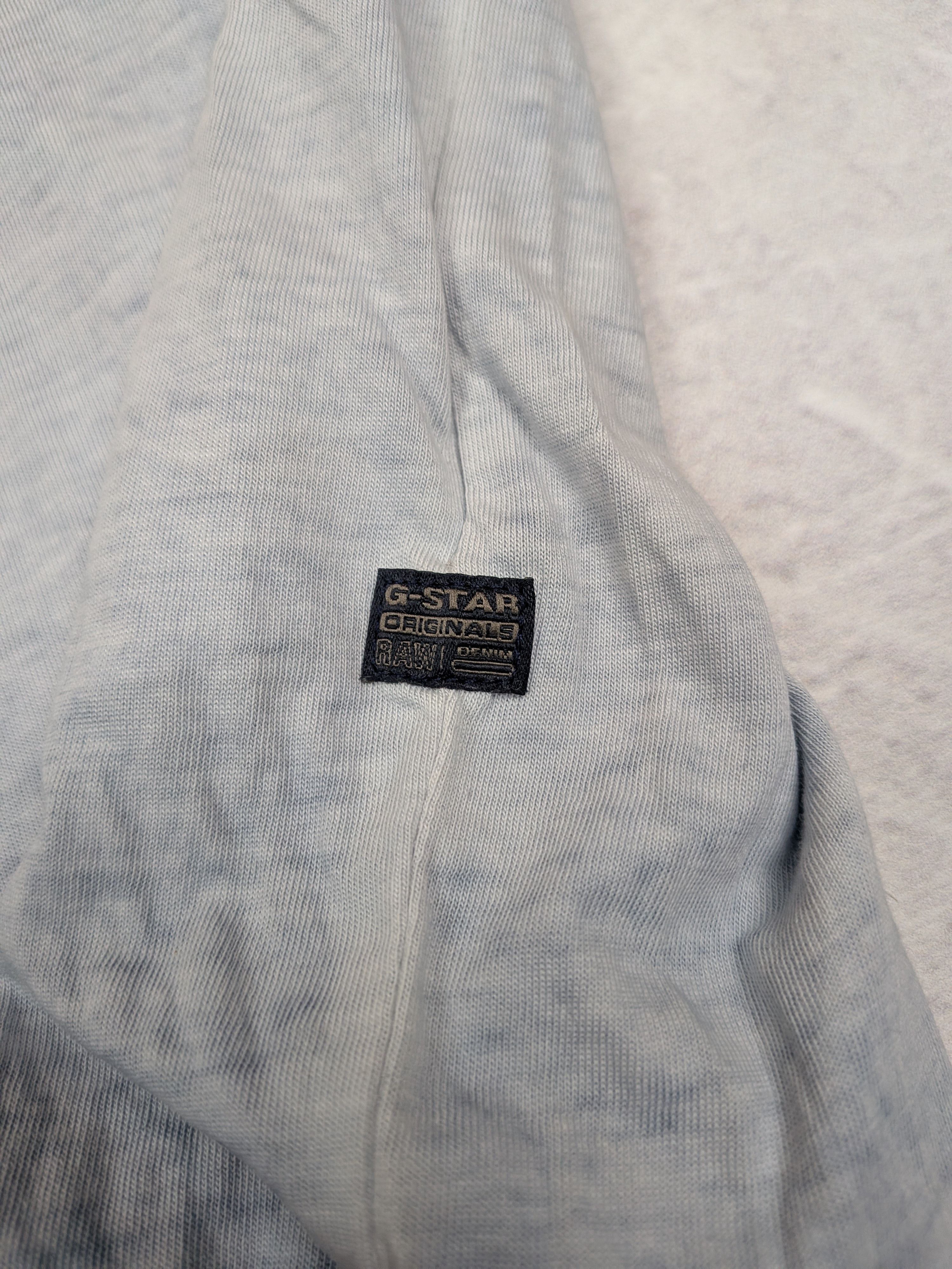 G-Star G-Star Raw T-shirt Organic Cotton Distressed Look Size M Size US M / EU 48-50 / 2 - 5 Thumbnail