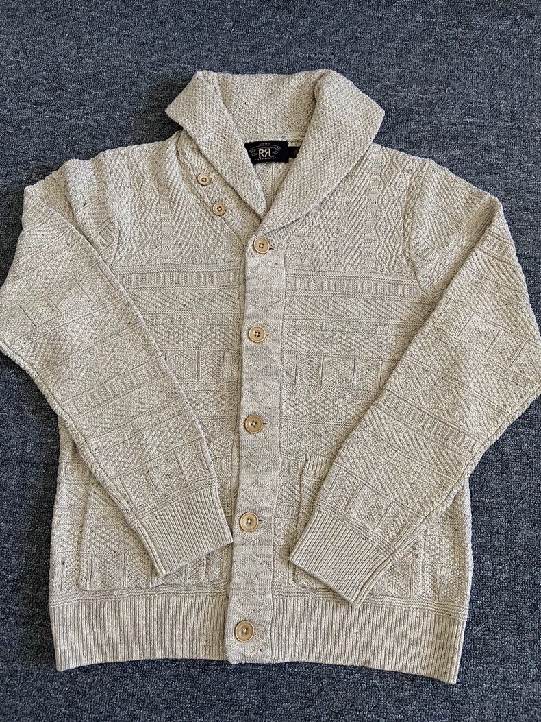 RRL Ralph Lauren RRL Ralph Lauren Off white knitted sweater Size US M / EU 48-50 / 2 - 1 Thumbnail