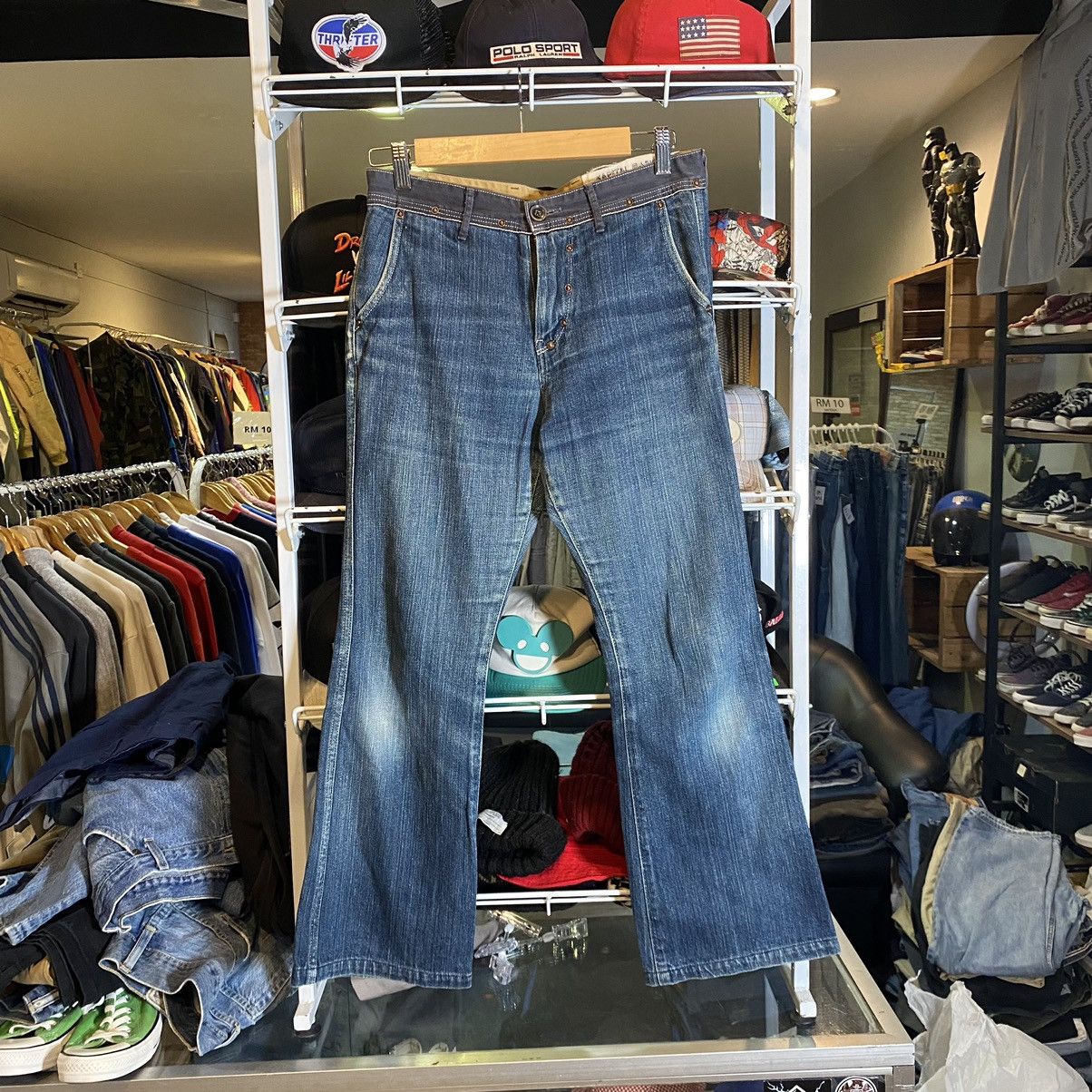 Kapital KAPITAL Camera Work Denim Pants Blue Cotton Size 0 / XS Size US 29 - 2 Thumbnail