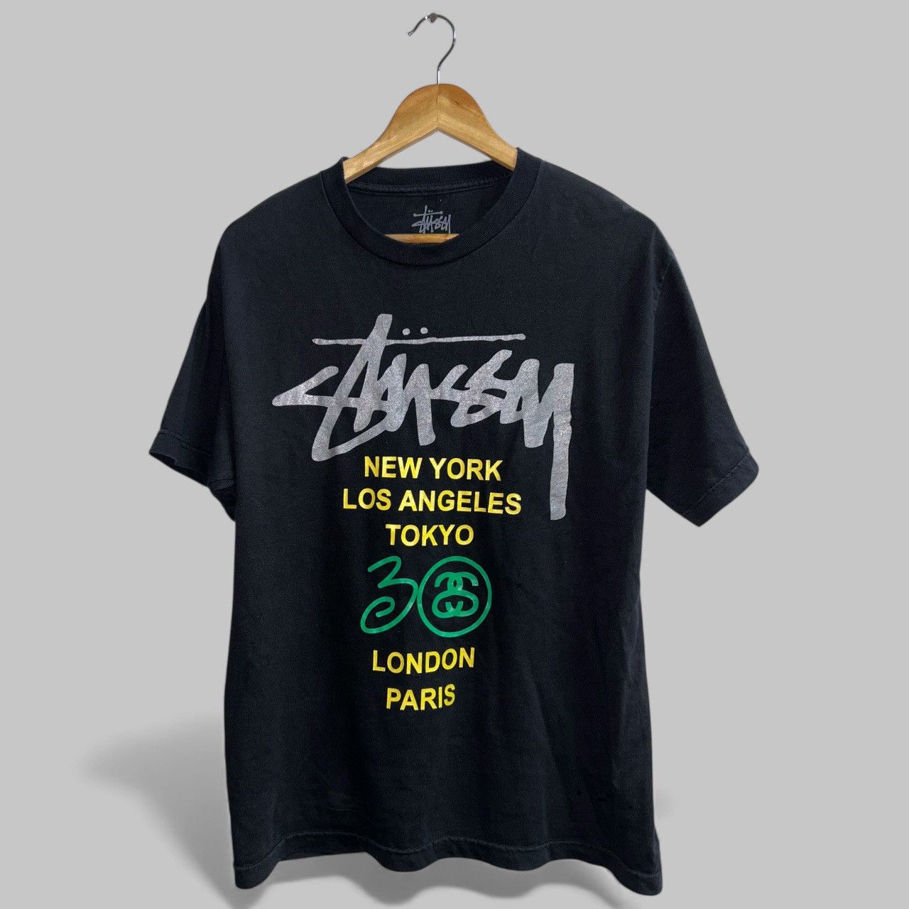 Stussy 30th Anniversary World Tour Tee Size US M / EU 48-50 / 2 - 2 Thumbnail
