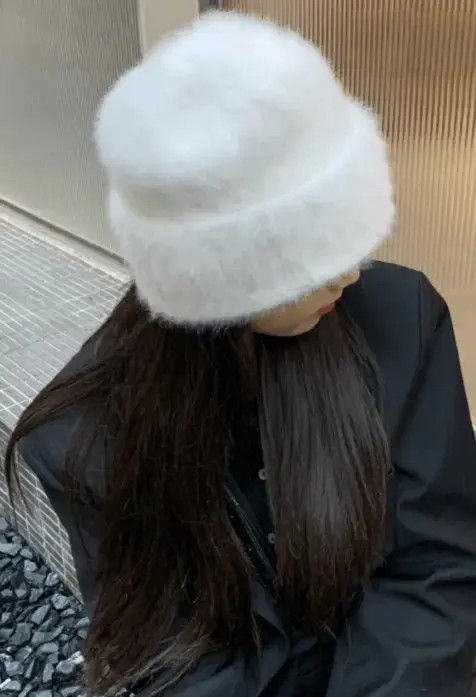Other Rabbit White Fur Beanie Hat Size ONE SIZE - 3 Thumbnail