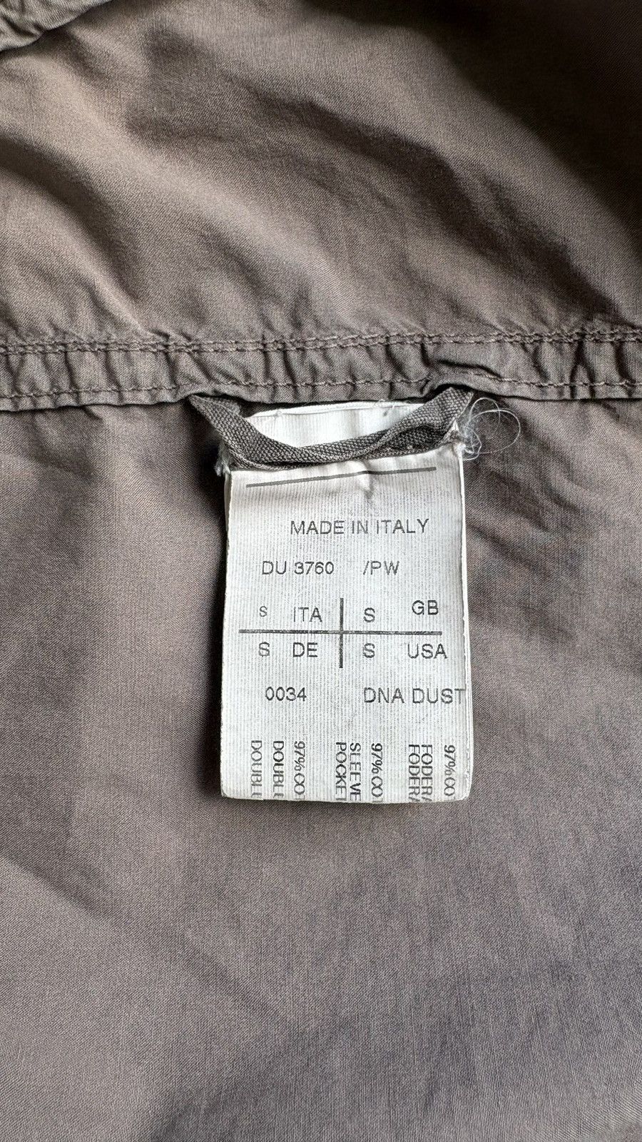 Rick Owens Fw06 Rick Owens « dustulator » DNA dust bomber Size US S / EU 44-46 / 1 - 7 Thumbnail