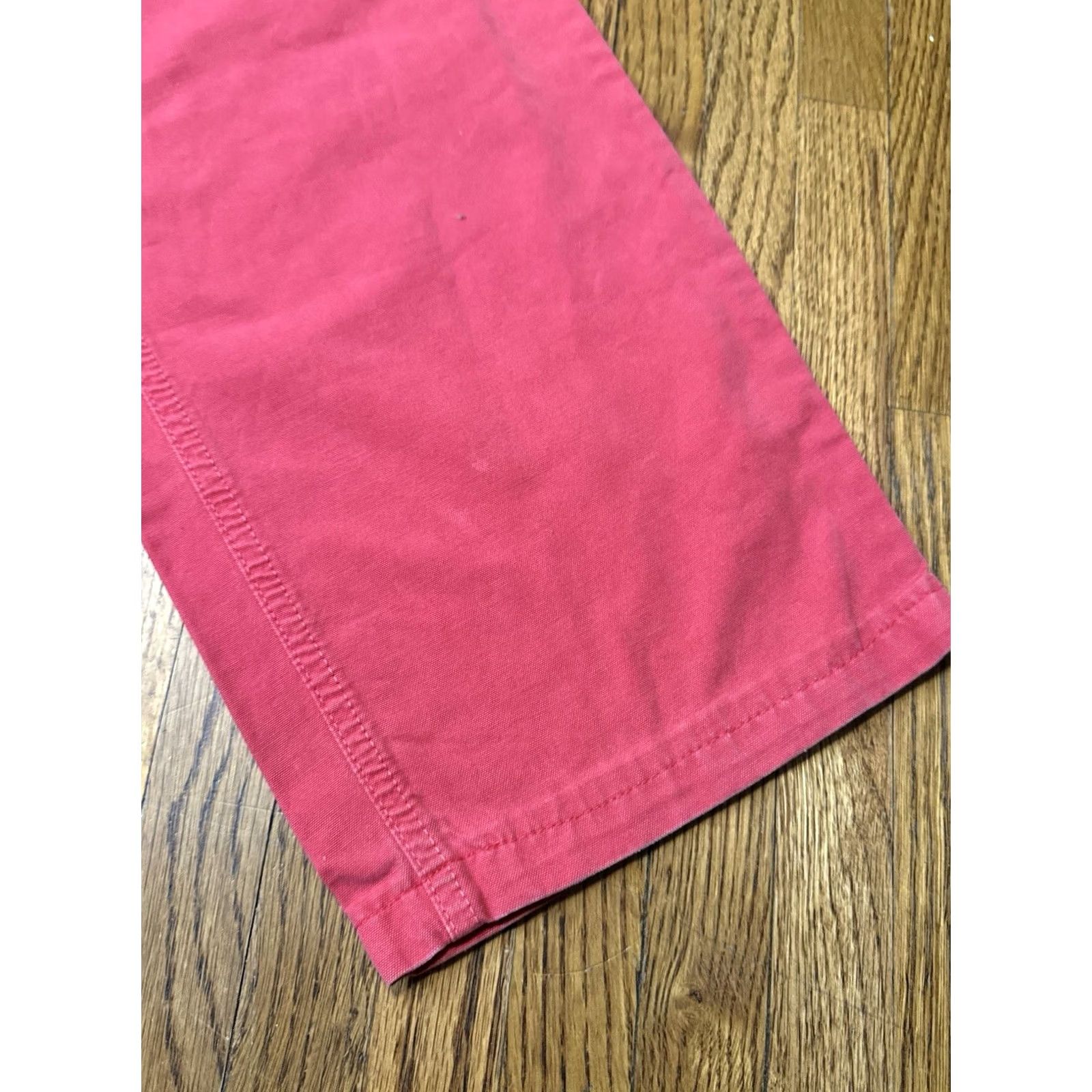 Marlboro VINTAGE Marlboro Classics Pants Red Canvas Straight Leg Workwear 90s 34x30 Mens Size US 34 / EU 50 - 3 Thumbnail
