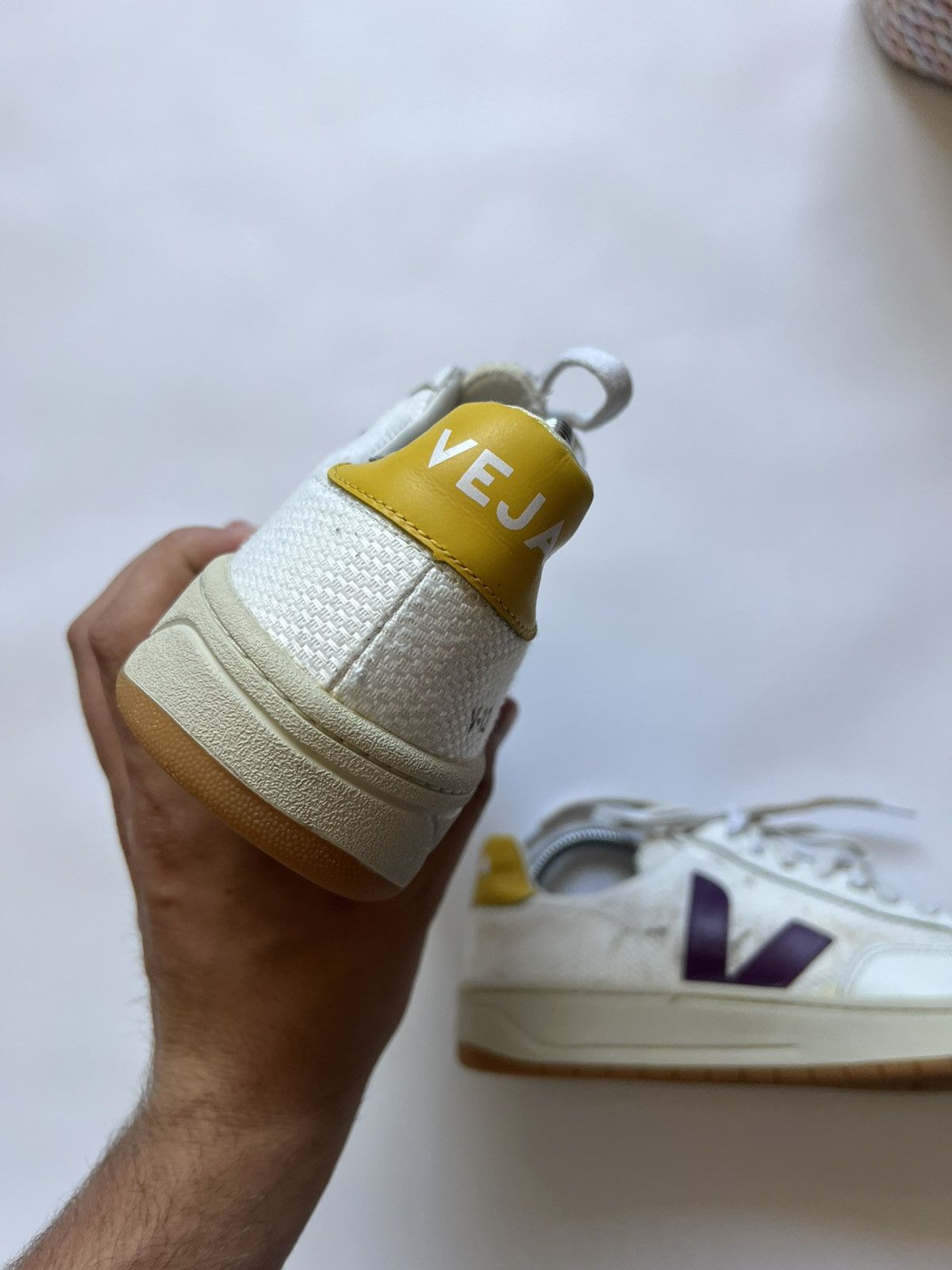 Veja Veja Leather Shoes V-12 Sneakers Size US 8 / IT 38 - 10 Thumbnail