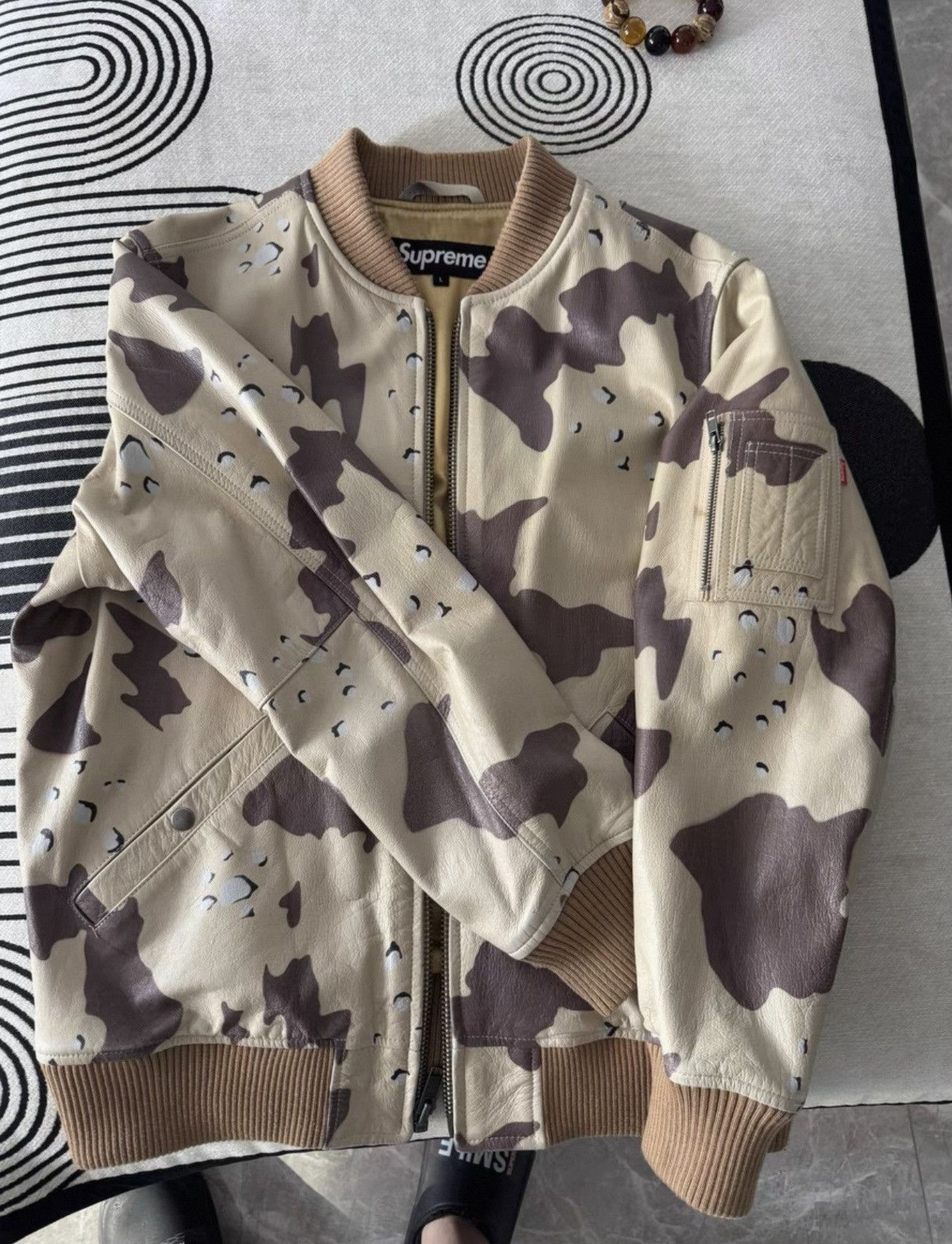 Supreme Supreme camo leather ma-1 Jacket Size US L / EU 52-54 / 3 - 1 Thumbnail