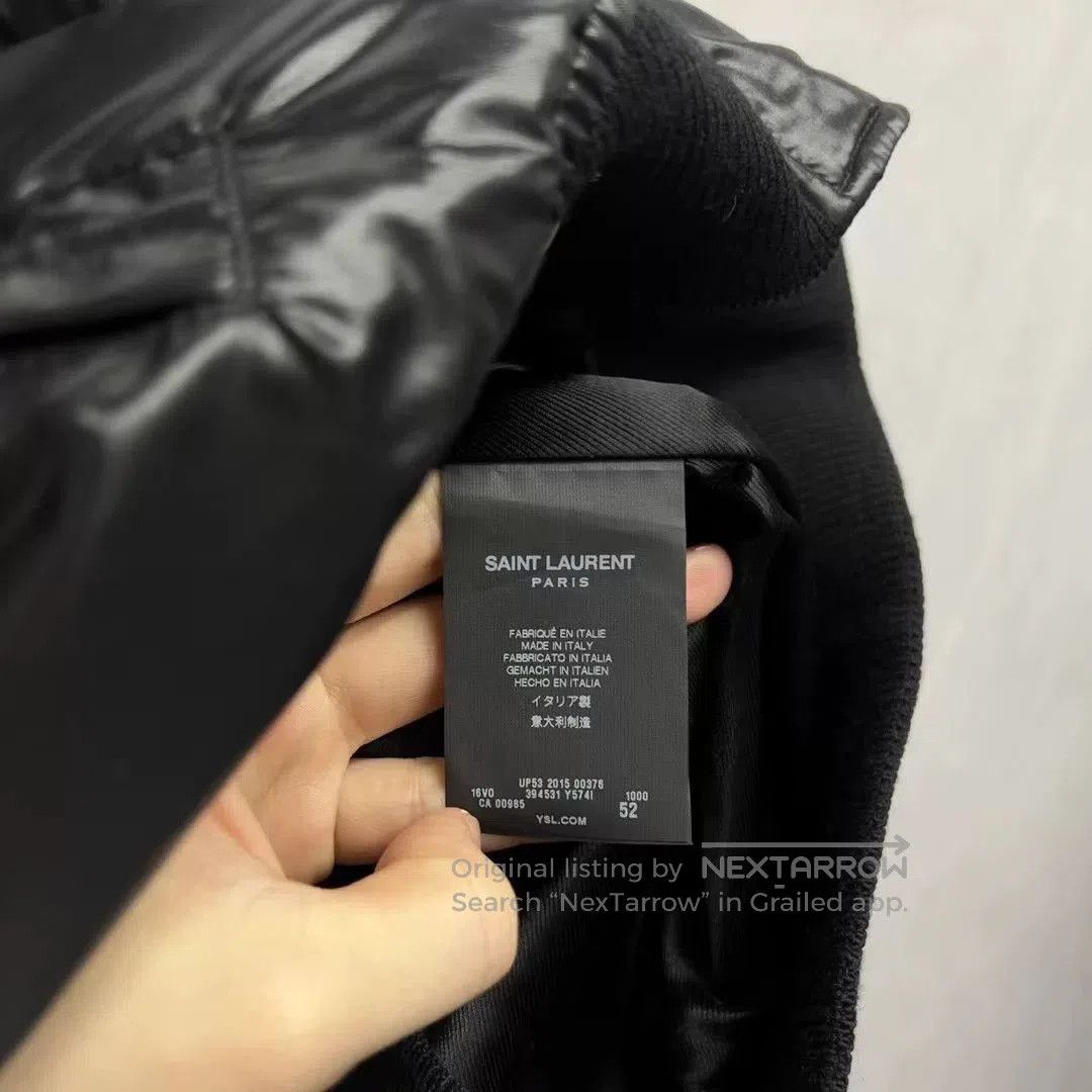 Saint Laurent Paris Saint Laurent Black Shiny Jacket. Size US L / EU 52-54 / 3 - 4 Thumbnail