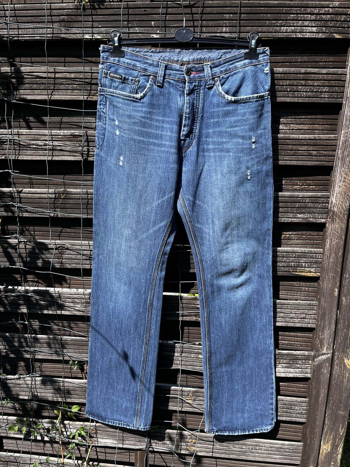 Yves Saint Laurent 🔴 YSL YVES SAINT LAURENT LUXURY DENIM Y2K STREETWEAR JEANS Size US 32 / EU 48 - 2 Thumbnail