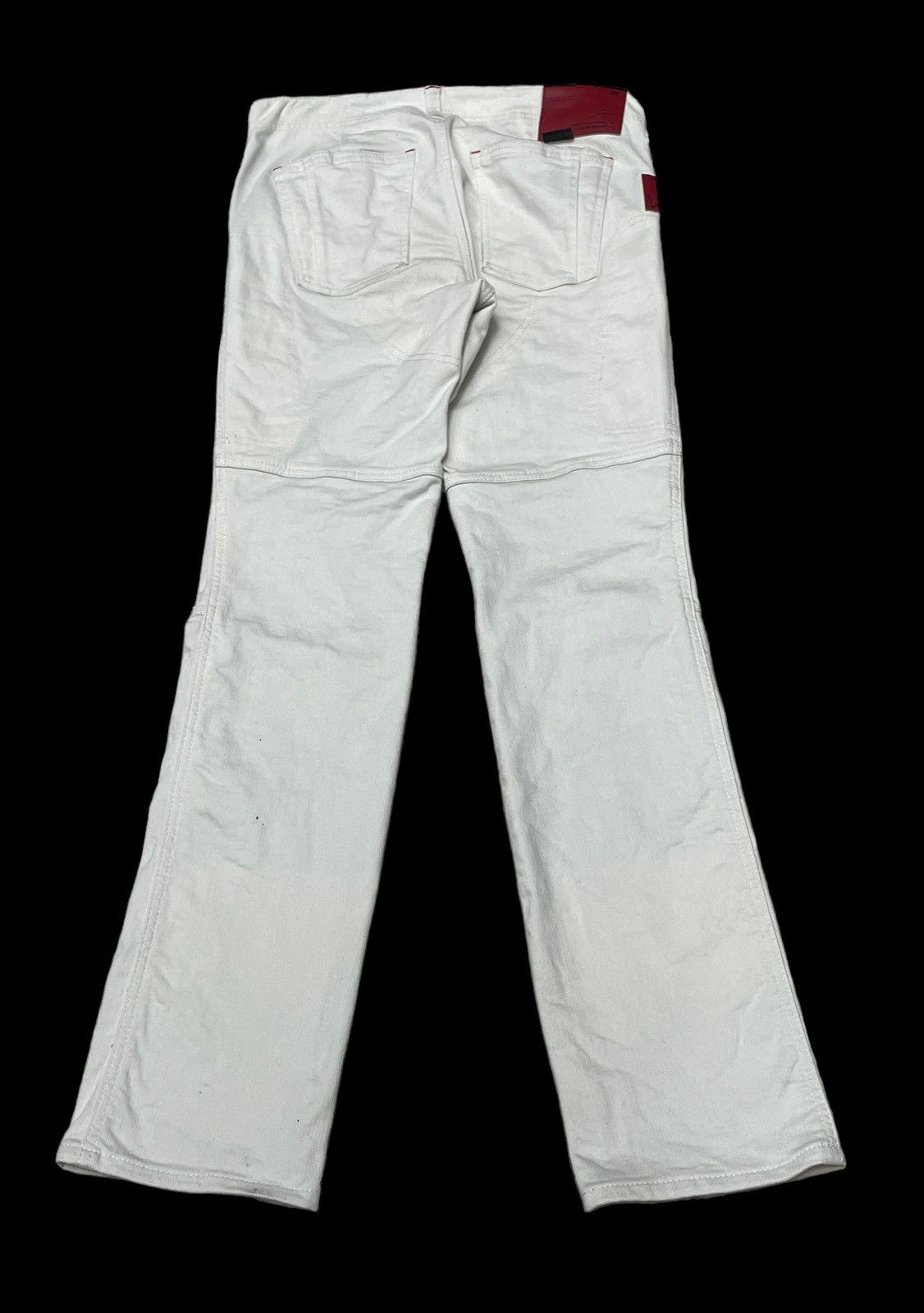 Designer × Vintage Vintage Kushitani Hamamatsu Flared Jeans 2000s Size US 31 - 2 Thumbnail