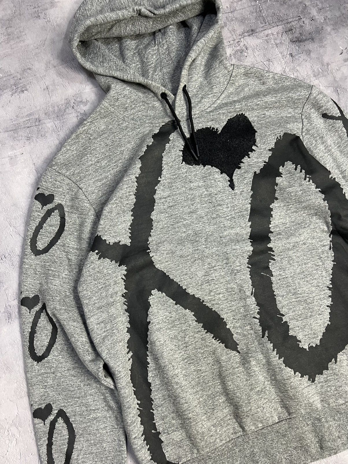 H&M × The Weeknd × XO The Weeknd XO x H&M multi logo gray hoodie Size US S / EU 44-46 / 1 - 2 Thumbnail