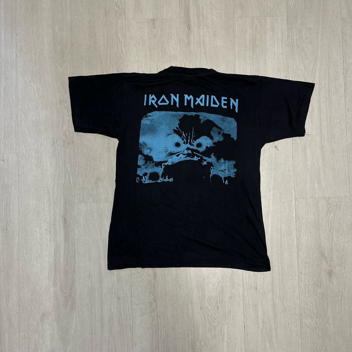 Vintage Vintage 90s Iron Maiden Band shirt Size US L / EU 52-54 / 3 - 2 Thumbnail