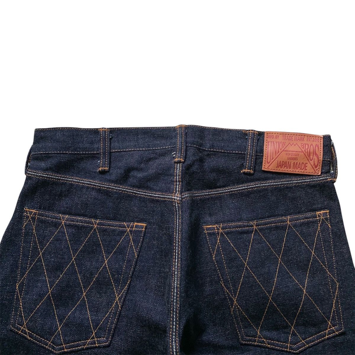 Japanese Brand Vtg 90s Union Bross Double Knee Slevedge Denim Pants Size US 32 / EU 48 - 10 Thumbnail