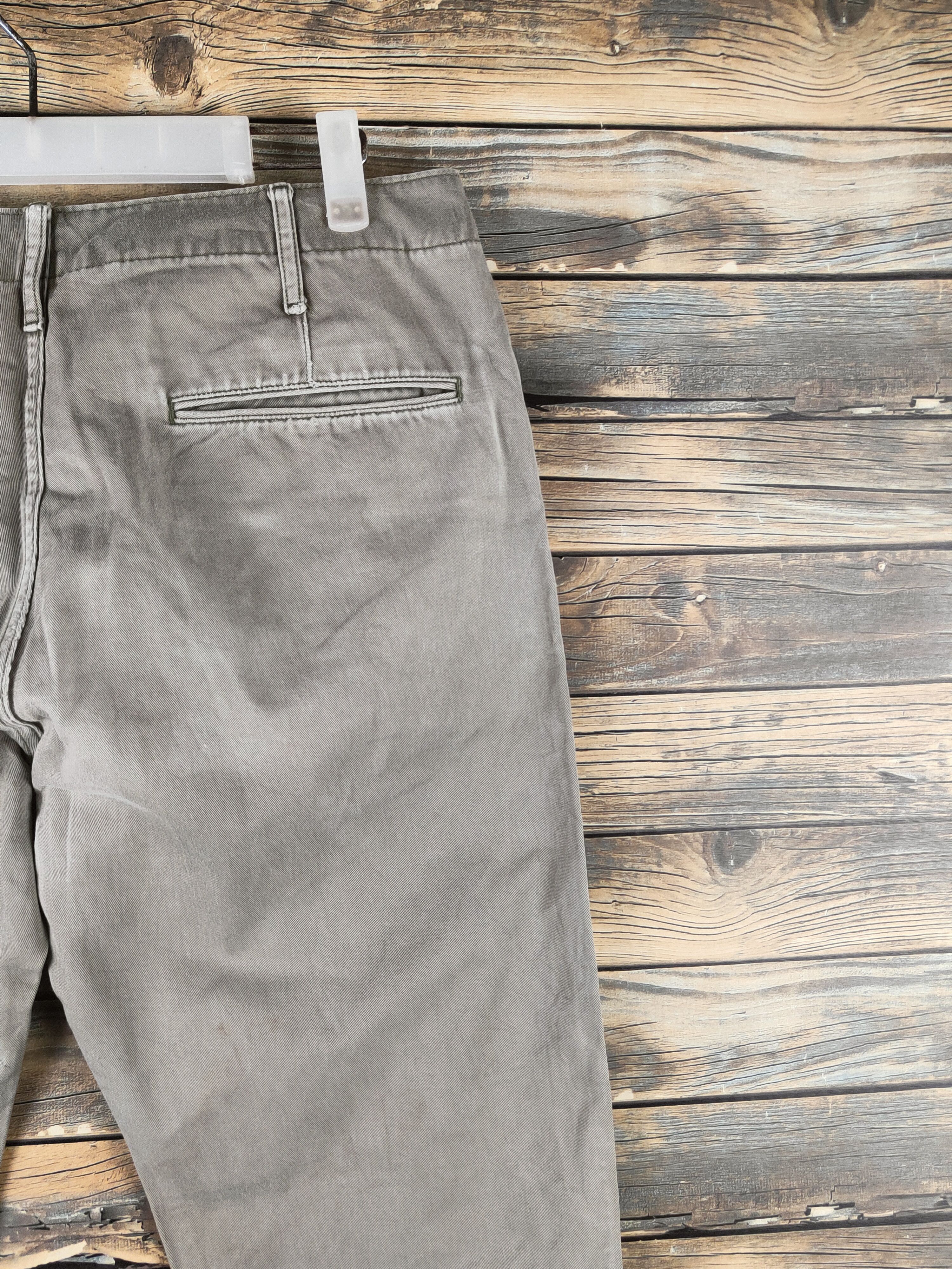 GU DL GU Olive Faded Multipocket Casual Pants #46-302 Size US 32 / EU 48 - 10 Thumbnail