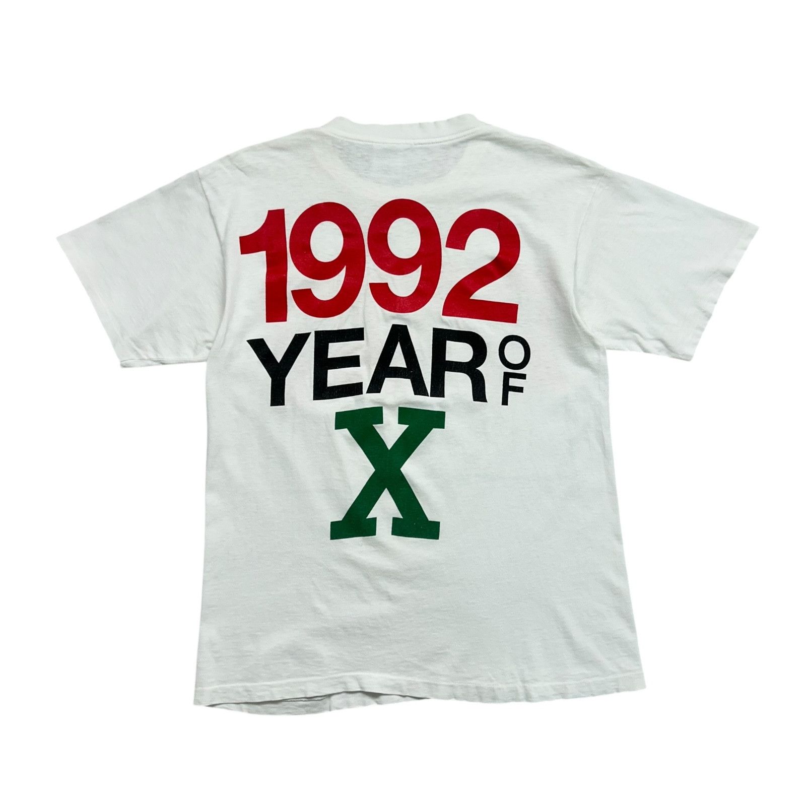 Vintage 90s 40 ACRES & A MULE MALCOLM X 1992 SPIKE LEE T-SHIRT MOVIE Size US L / EU 52-54 / 3 - 2 Thumbnail