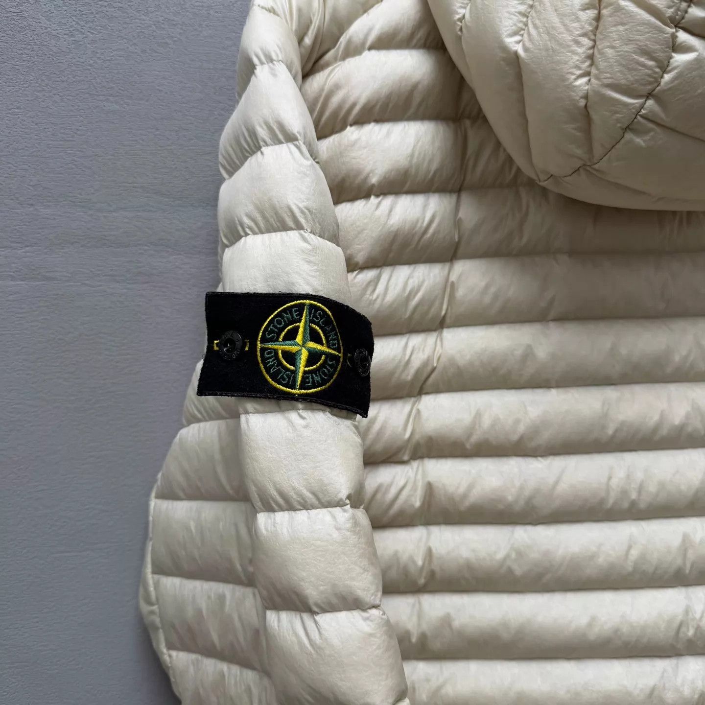 Stone Island Stone Island 23FW Ribbed Down Jacket Cream M 98 New Size US M / EU 48-50 / 2 - 5 Thumbnail