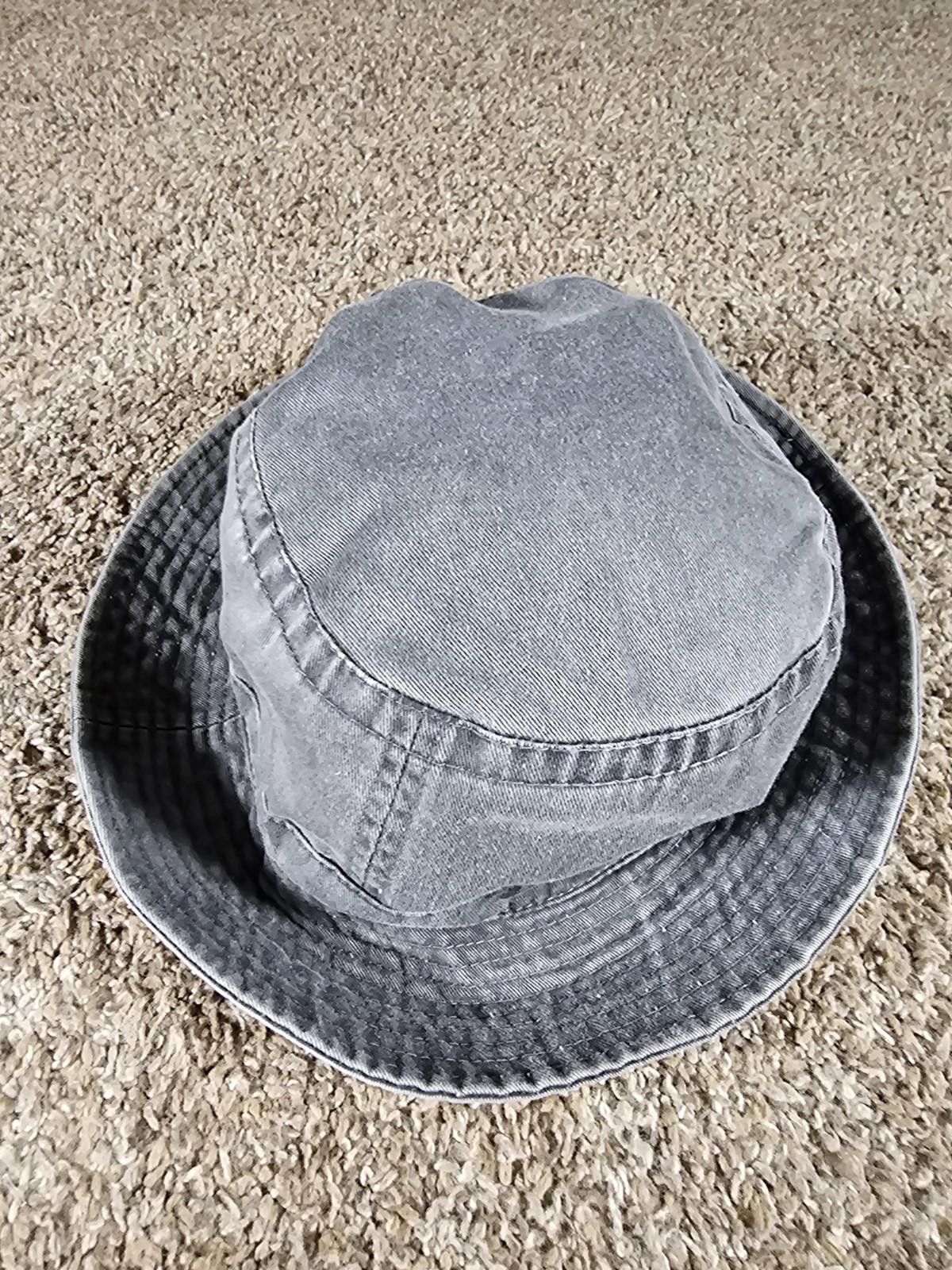 Designer Canal de Panama bucket hat Gray Large Size ONE SIZE - 3 Thumbnail