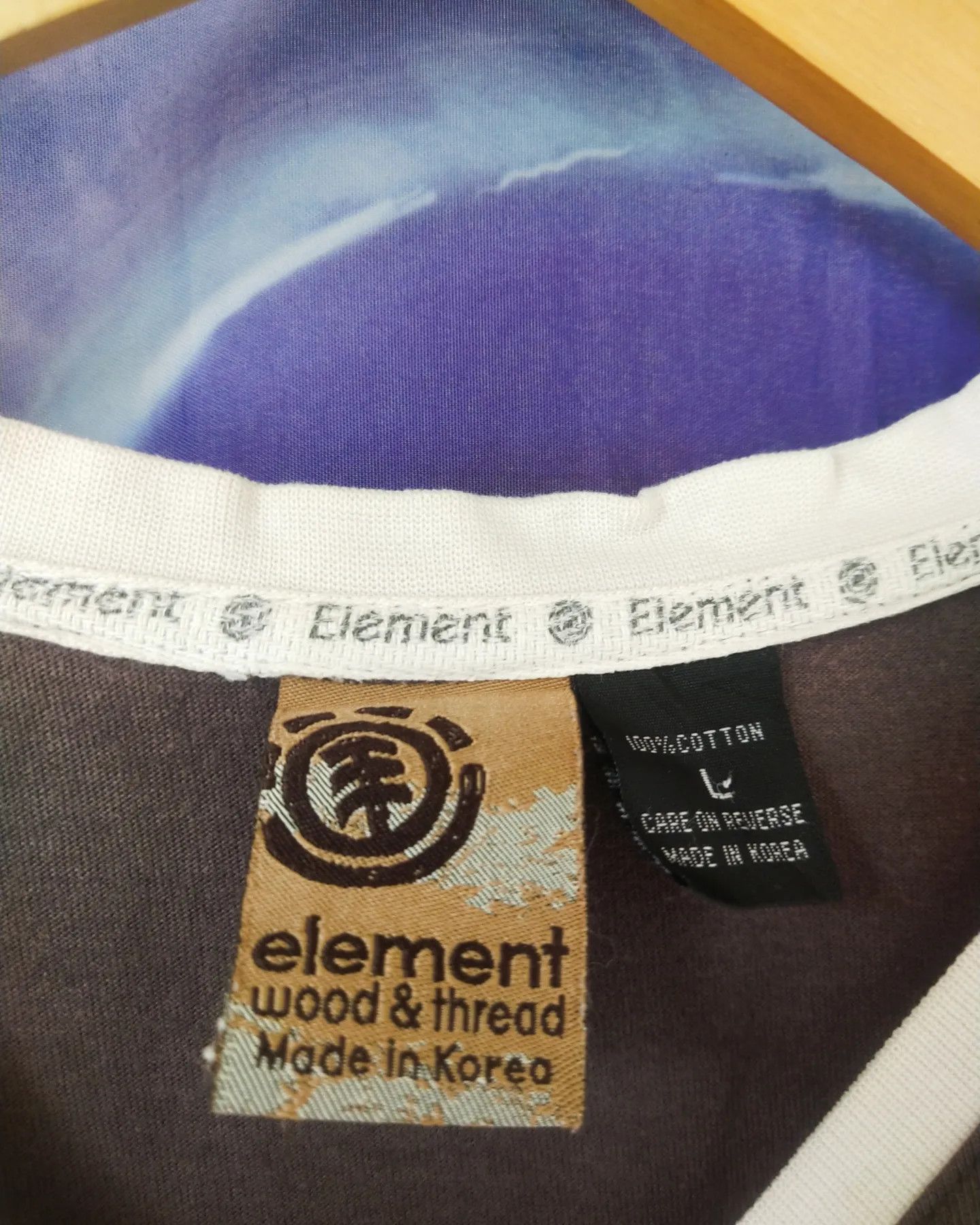 Element Vintage Element Skateboards Graffiti Brown Tees Size US L / EU 52-54 / 3 - 6 Thumbnail