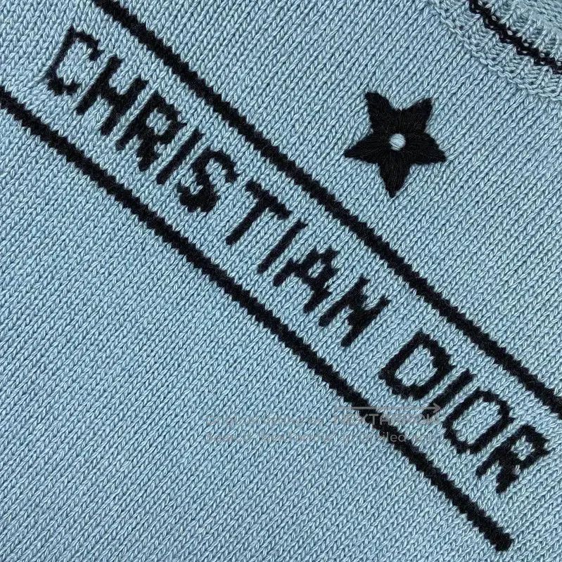 Dior Dior Blue Wool Pullover Sweater for Women . Size XL / US 12-14 / IT 48-50 - 3 Thumbnail