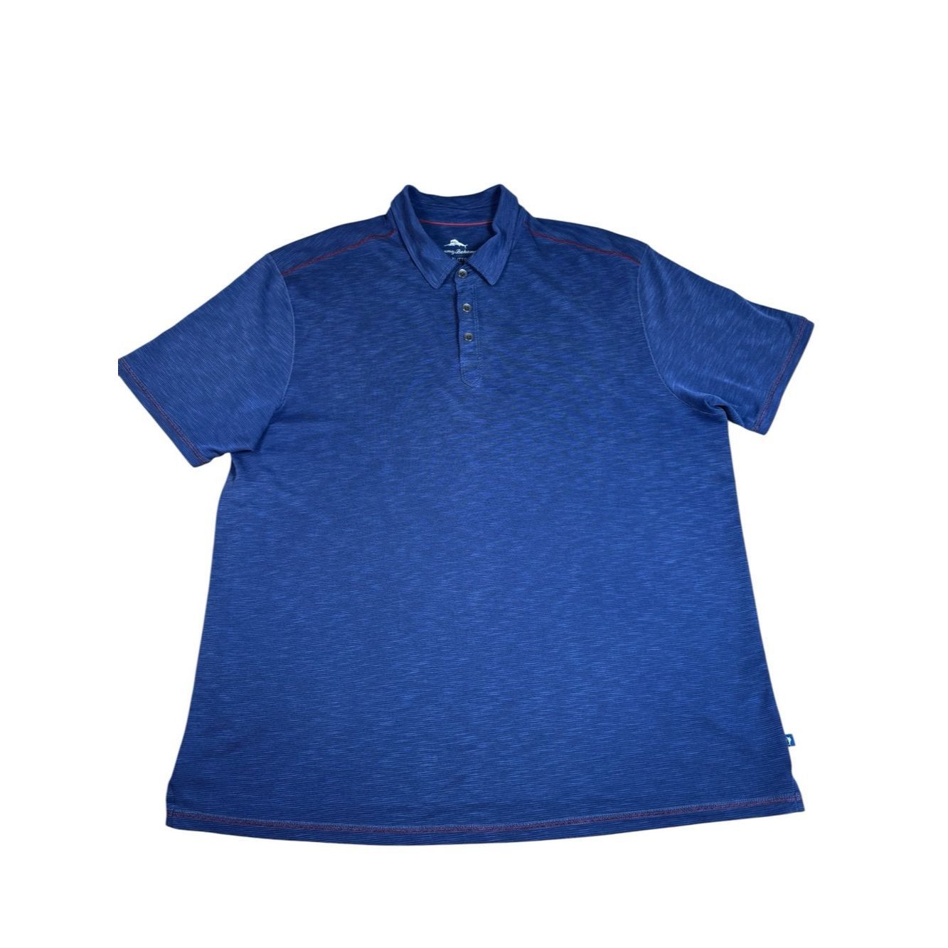 Tommy Bahama Tommy Bahama Blue Short Sleeve Polo Size XXL Size US XXL / EU 58 / 5 - 2 Thumbnail