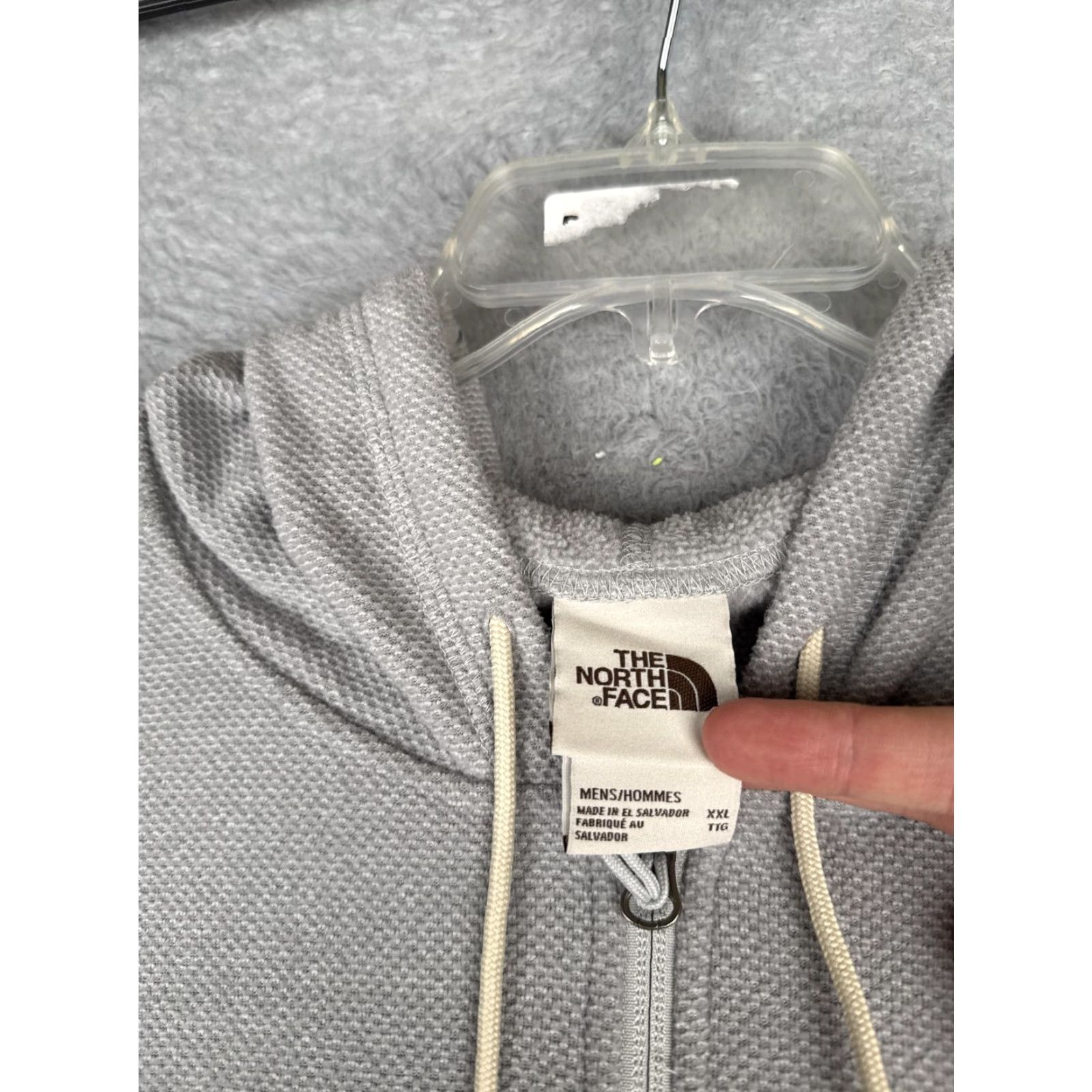 The North Face The North Face Hoodie Mens 2XL Gray 1/4 Zip Kangaroo Pocket Sweatshirt Knit Size US XXL / EU 58 / 5 - 7 Thumbnail