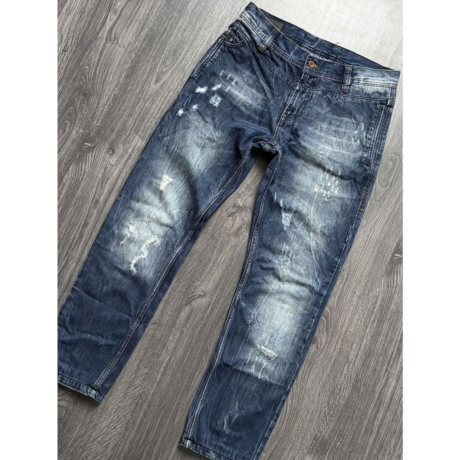 Diesel Y2K Diesel Vintage Washed Distressed denim pants Size US 32 / EU 48 - 2 Thumbnail