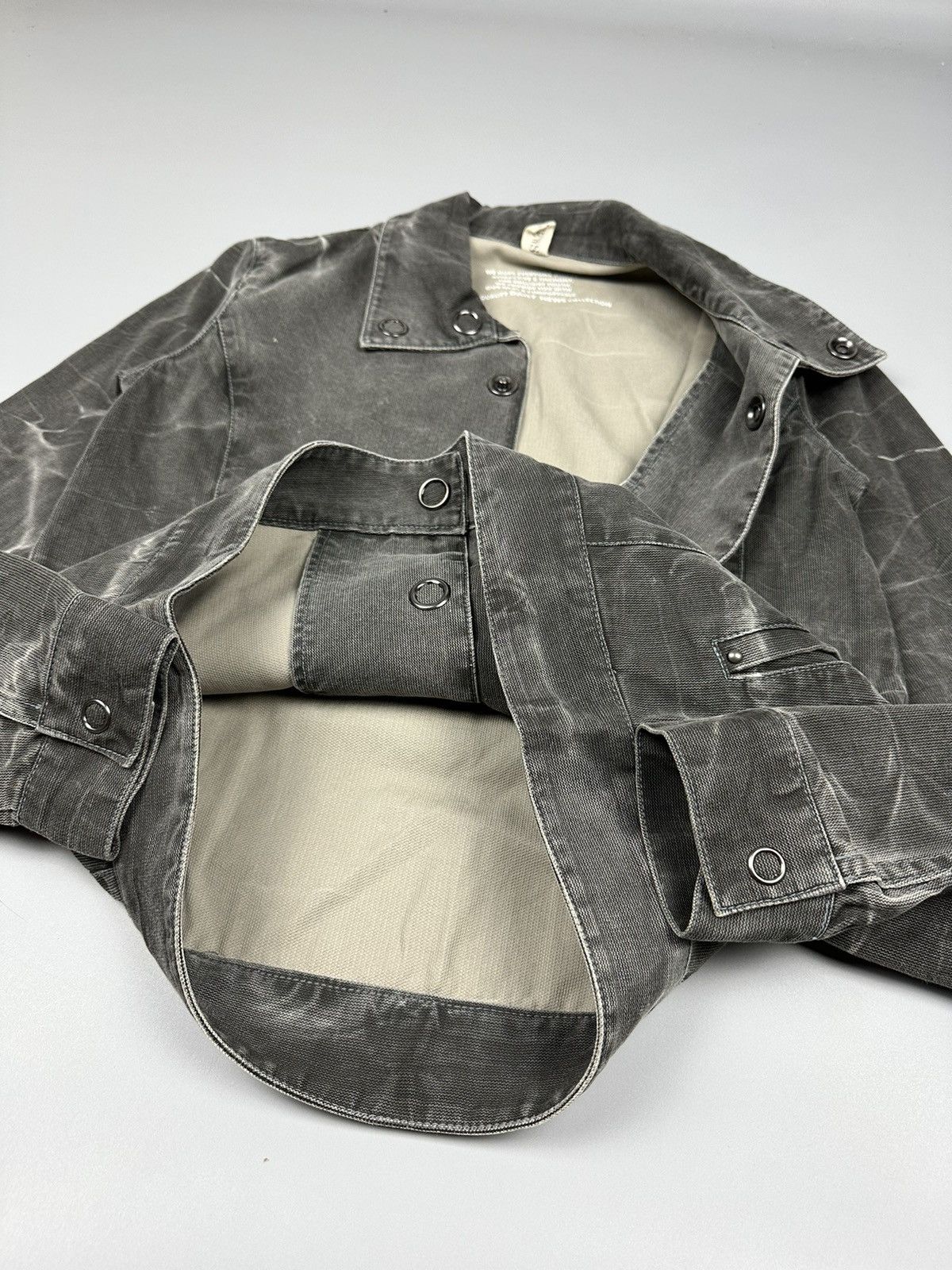 Japanese Brand Japanese Daily News Whiskered Denim Jacket Size US M / EU 48-50 / 2 - 8 Thumbnail