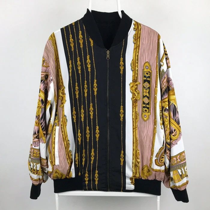 Japanese Brand × Vintage (SY0080) VTG JAPAN ART MEDUSA INSPIRE REVERSIBLE JACKET Size US XL / EU 56 / 4 - 3 Thumbnail