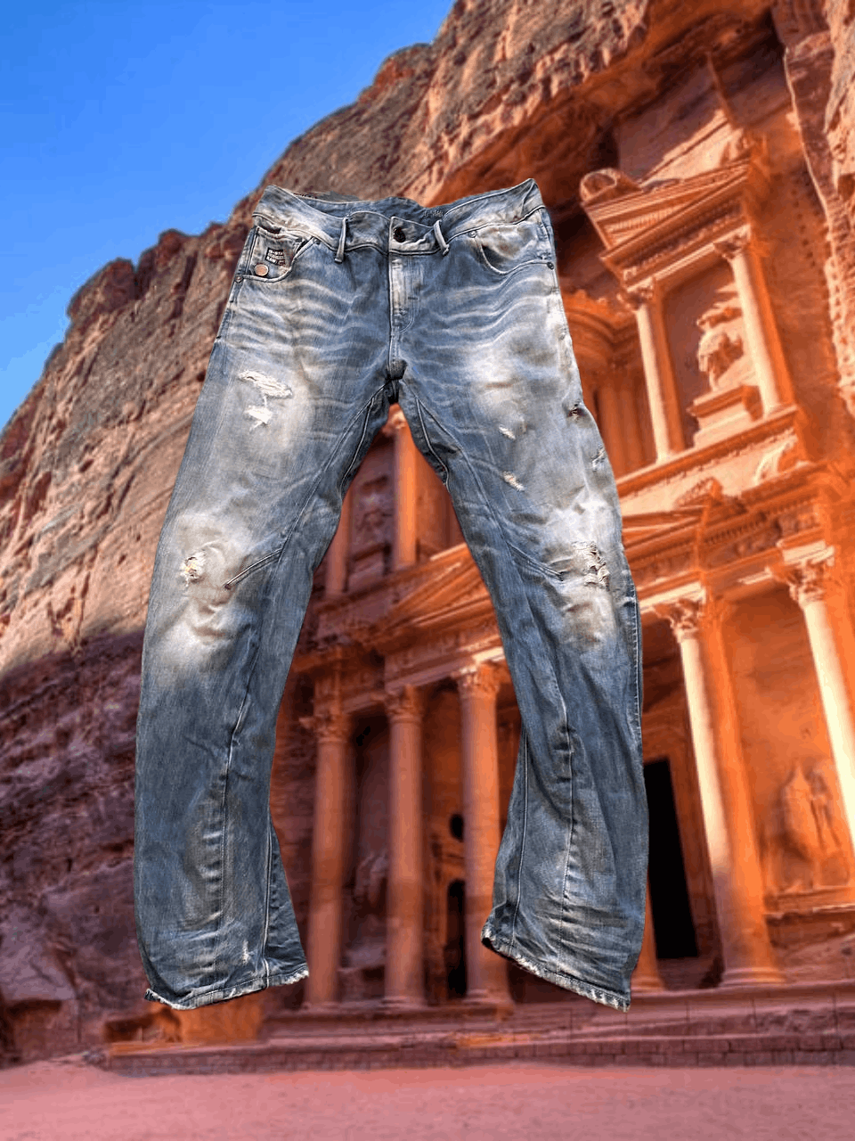G-Star Vintage denim pants G-Star Raw jeans 3D Y2K logo Size US 29 - 1 Thumbnail