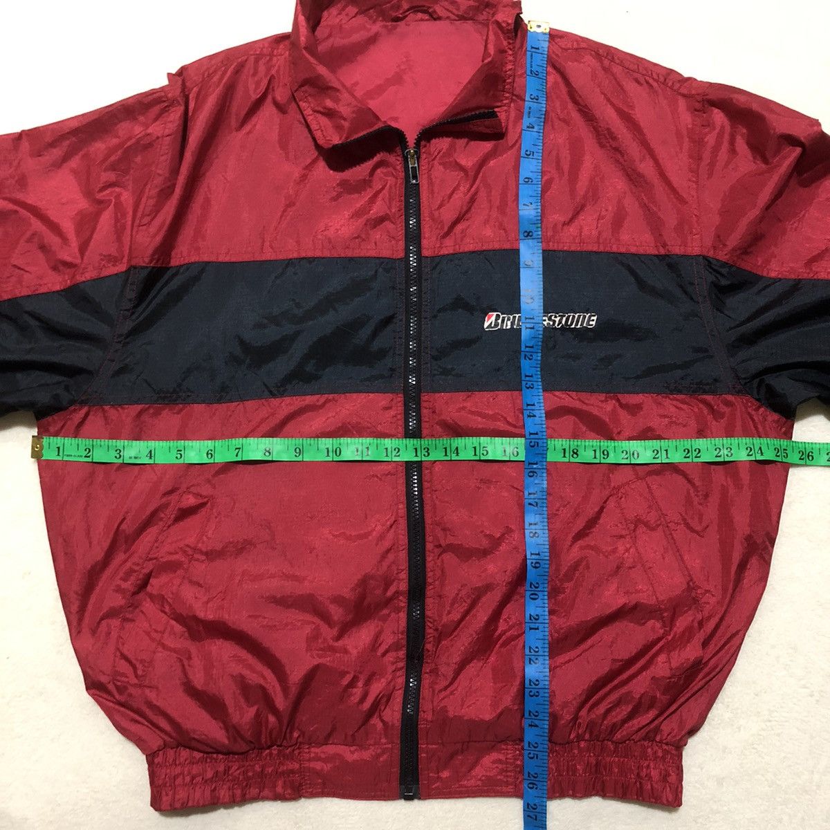 Japanese Brand × Vintage DISTRESSED Vintage Bridgestone Light Bomber Jacket Size US L / EU 52-54 / 3 - 15 Thumbnail