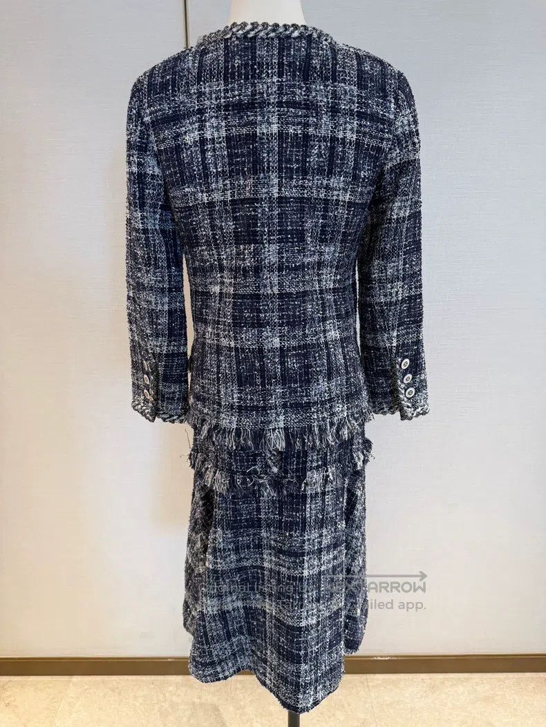 Chanel Chanel Tweed braided skirt Size 24" / US 00 / IT 34 - 2 Thumbnail