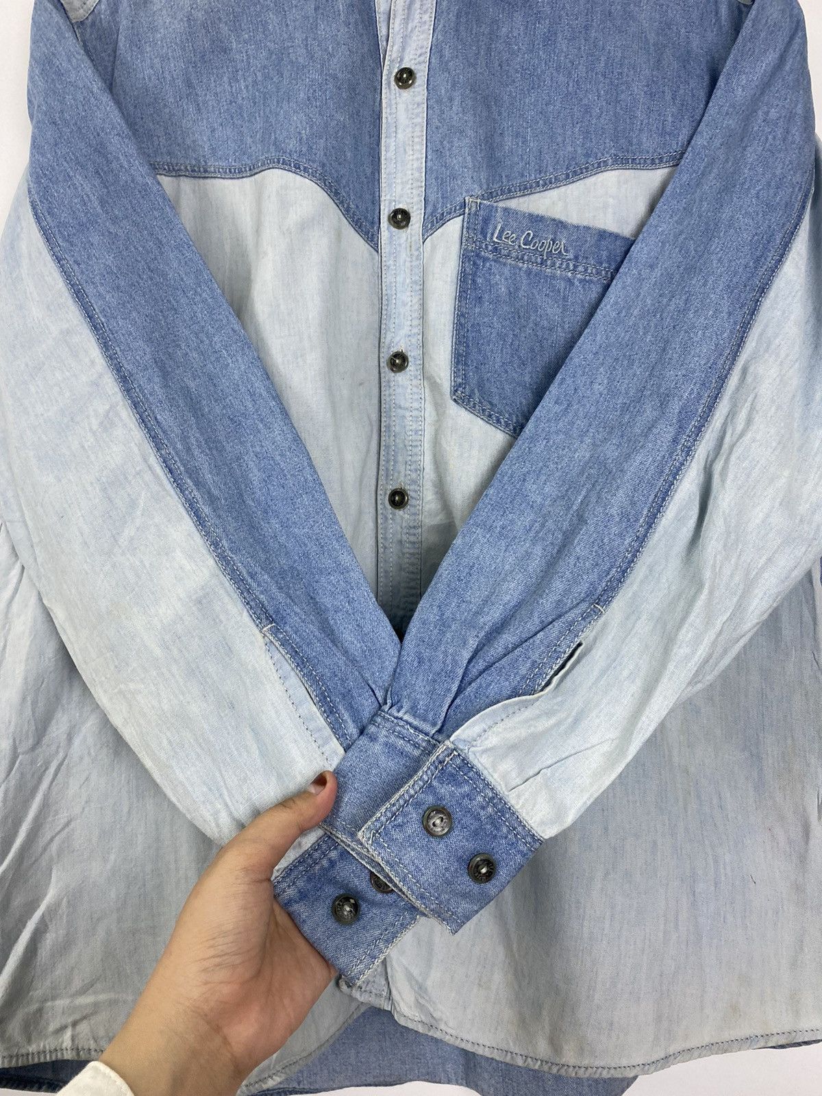 Lee × Vintage Vintage 90’s Lee Cooper Western Denim Jacket Size US M / EU 48-50 / 2 - 10 Thumbnail