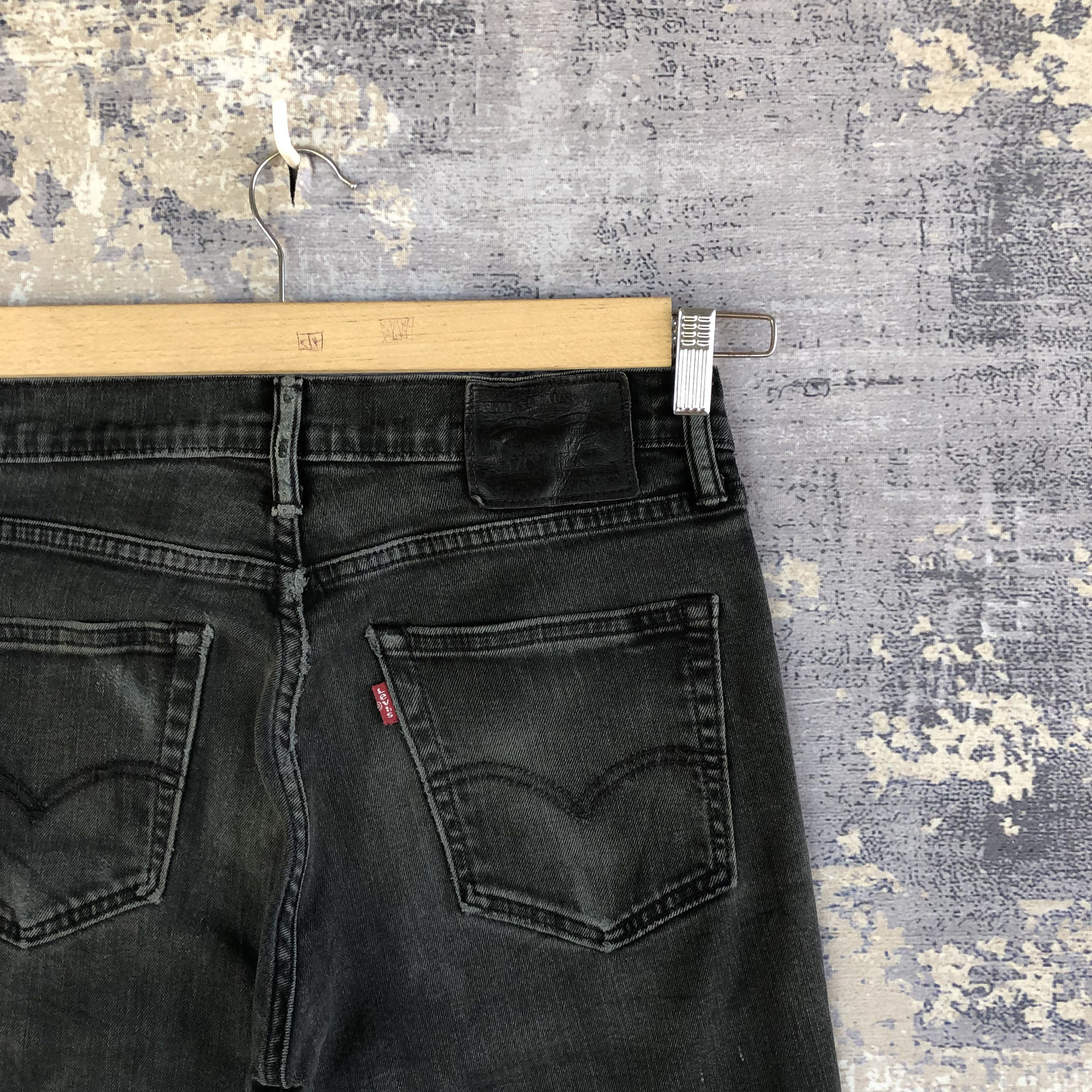 Levi's × Vintage Foundry Vintage Levis 511 Faded Black Jeans Levis Denim Pants Size US 30 / EU 46 - 5 Thumbnail