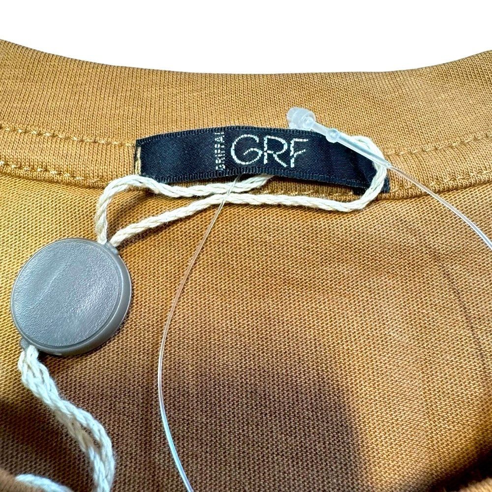 Other NWT New GRF GRIFFAI Brown Embroidered Pocket Cotton T-Shirt Size US L / EU 52-54 / 3 - 5 Thumbnail