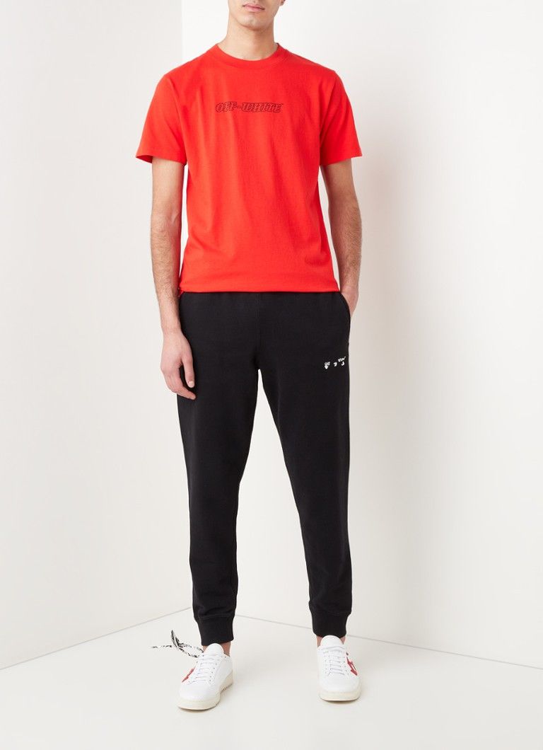 Off-White Red Pascal Hand Gun Logo T-shirt Size US M / EU 48-50 / 2 - 3 Thumbnail