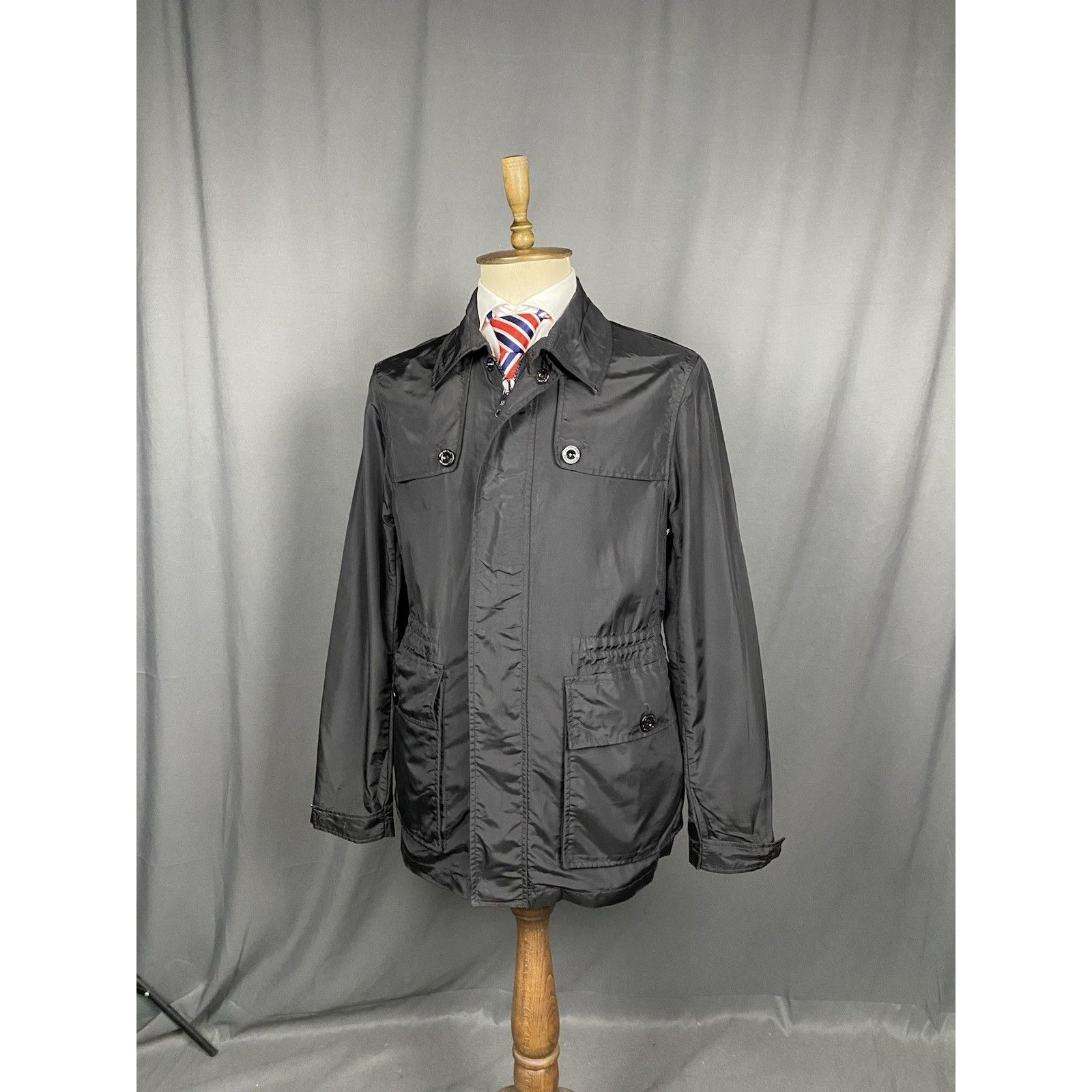 Burberry Burberry Nylon Men's Black Utility Multipocket Sportcoat Jac Size US L / EU 52-54 / 3 - 4 Thumbnail