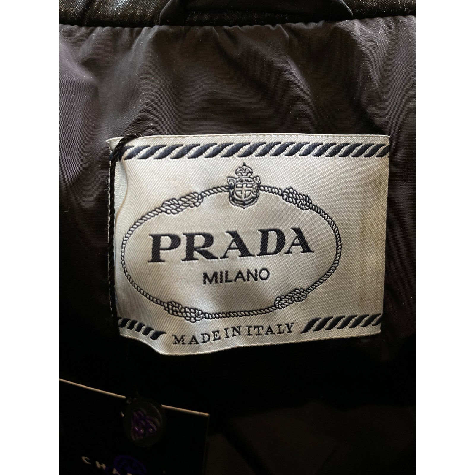 Prada Prada Logo Black Jacket Size US S / EU 44-46 / 1 - 3 Thumbnail