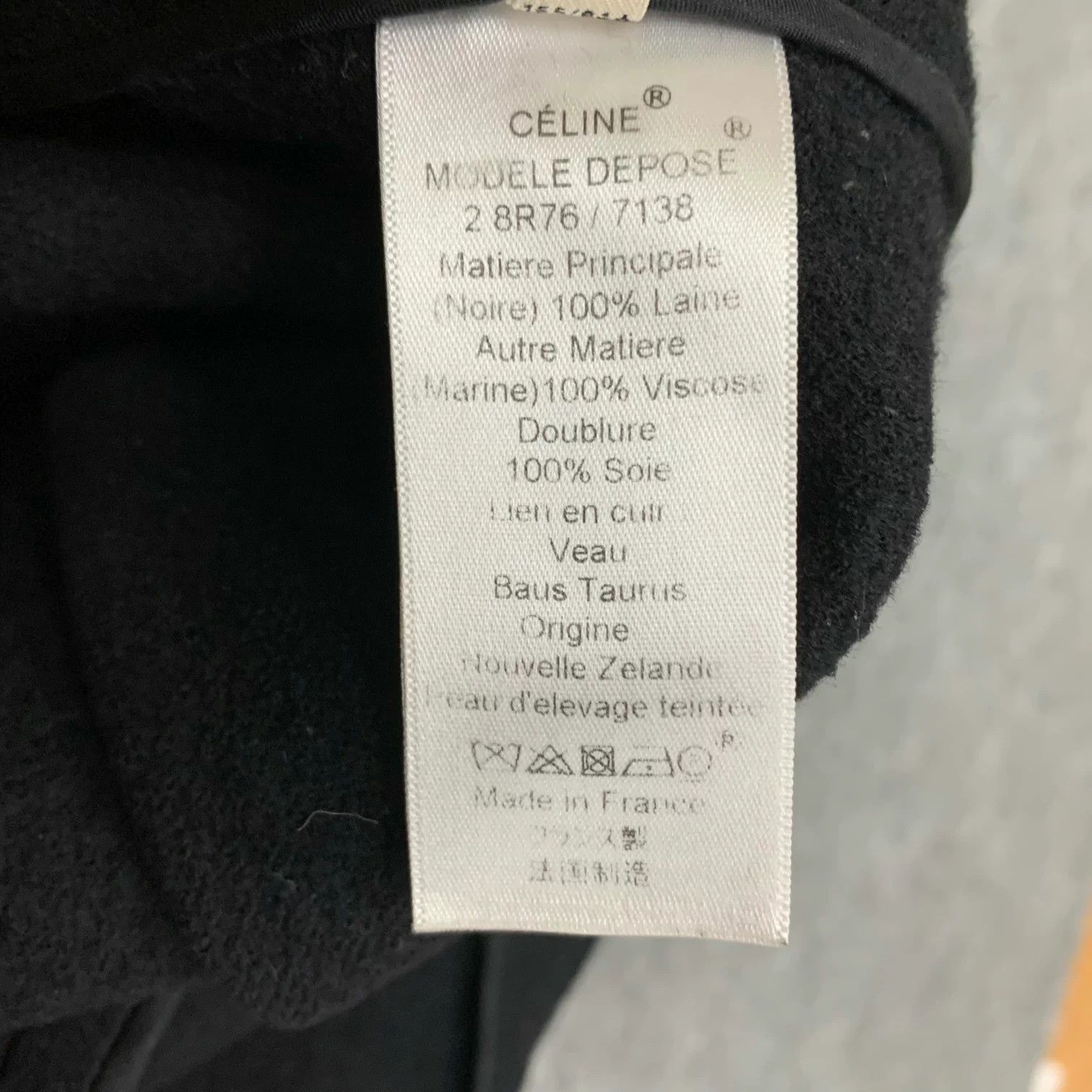Celine Celine black wool long coat Size US S / EU 44-46 / 1 - 9 Thumbnail