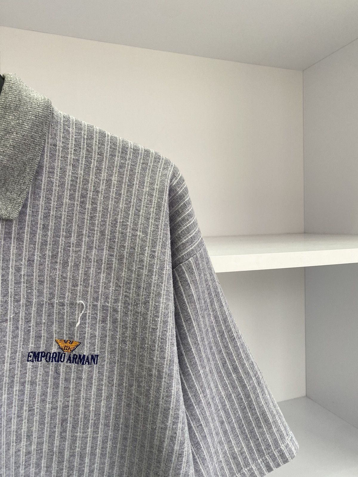 Designer × Emporio Armani × Vintage Vintage Emporio Armani 90s Polo T-Shirt Size US L / EU 52-54 / 3 - 6 Thumbnail