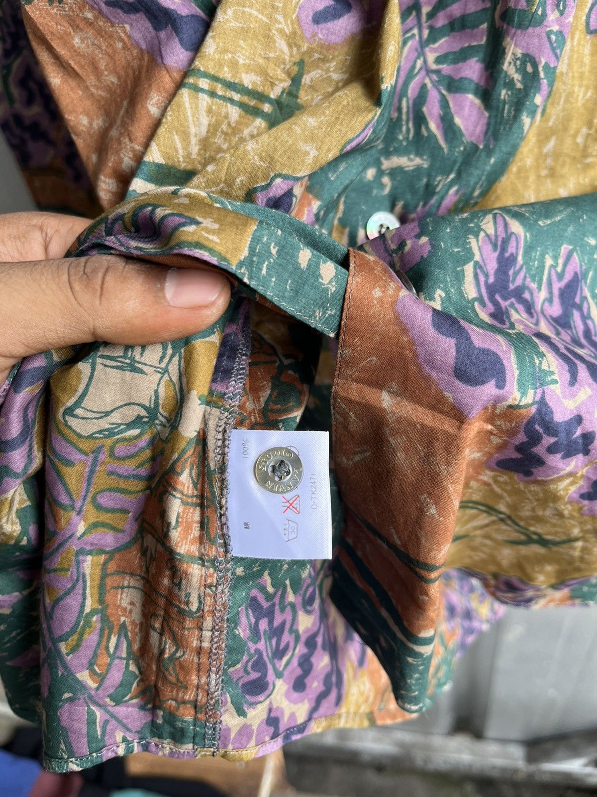 Lanvin Lanvin studio pattern shirt /hermes/versace/dior/prada/ Size US M / EU 48-50 / 2 - 19 Thumbnail