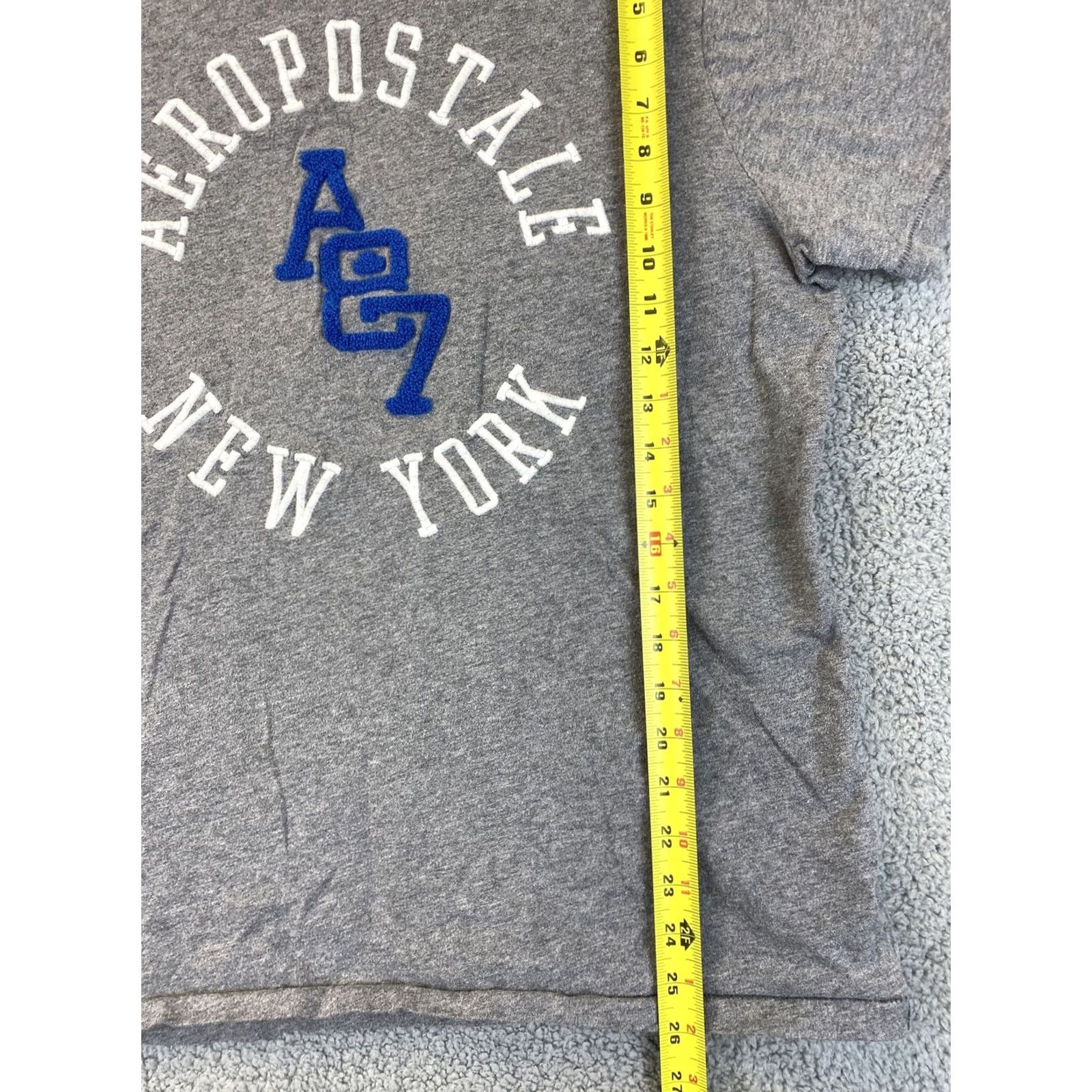 Vintage Aéropostale T Shirt Men L Gray Logo Crew Neck Short Sleeve Graphic Tee Casual Size US L / EU 52-54 / 3 - 5 Thumbnail